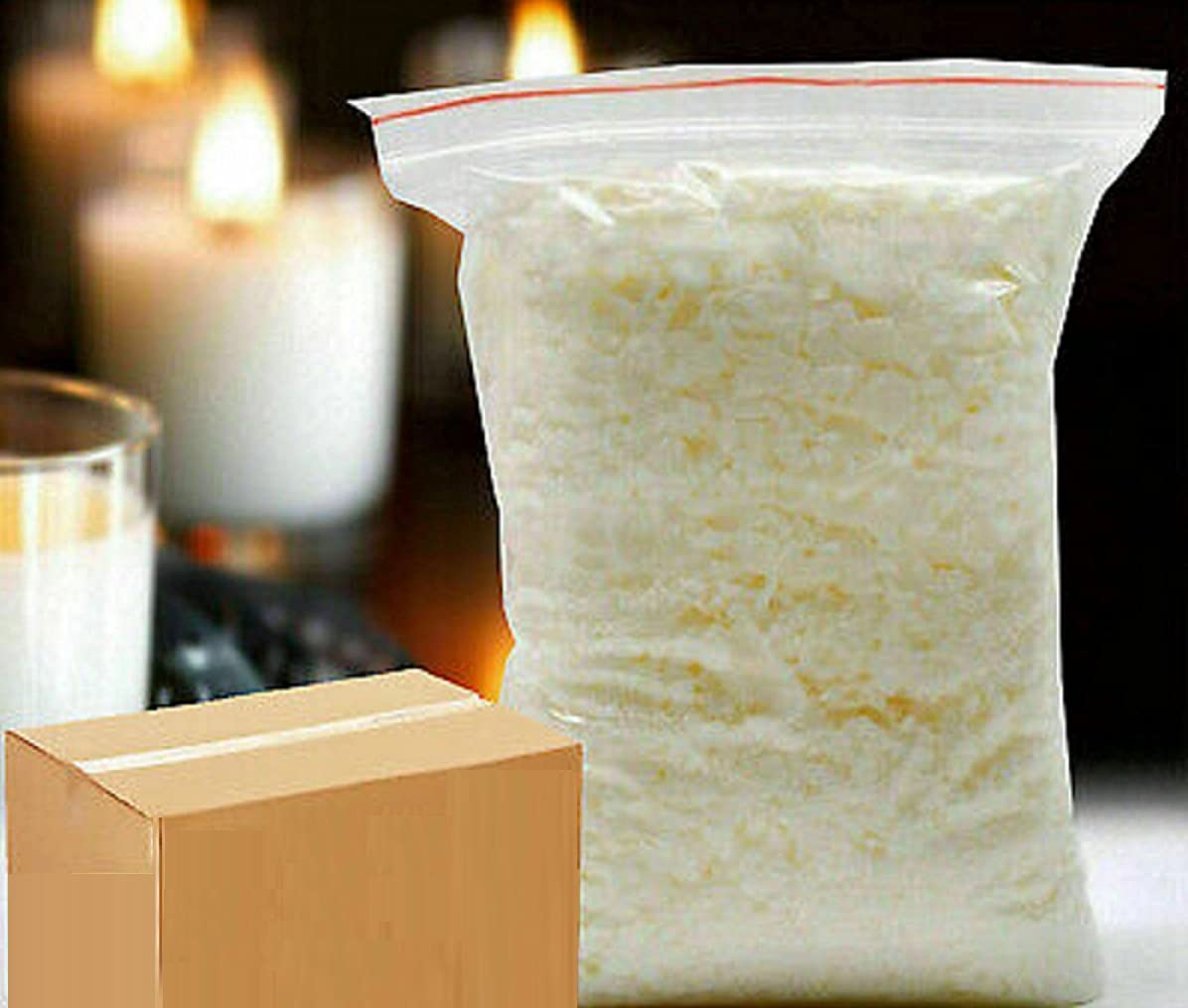 Premium 100% Pure Soy Wax 464 - 45 LB Bulk Case for Candle Making, Wax Melts & Tart Crafting - Ideal for Home Candles, Aromatherapy & DIY Gifts