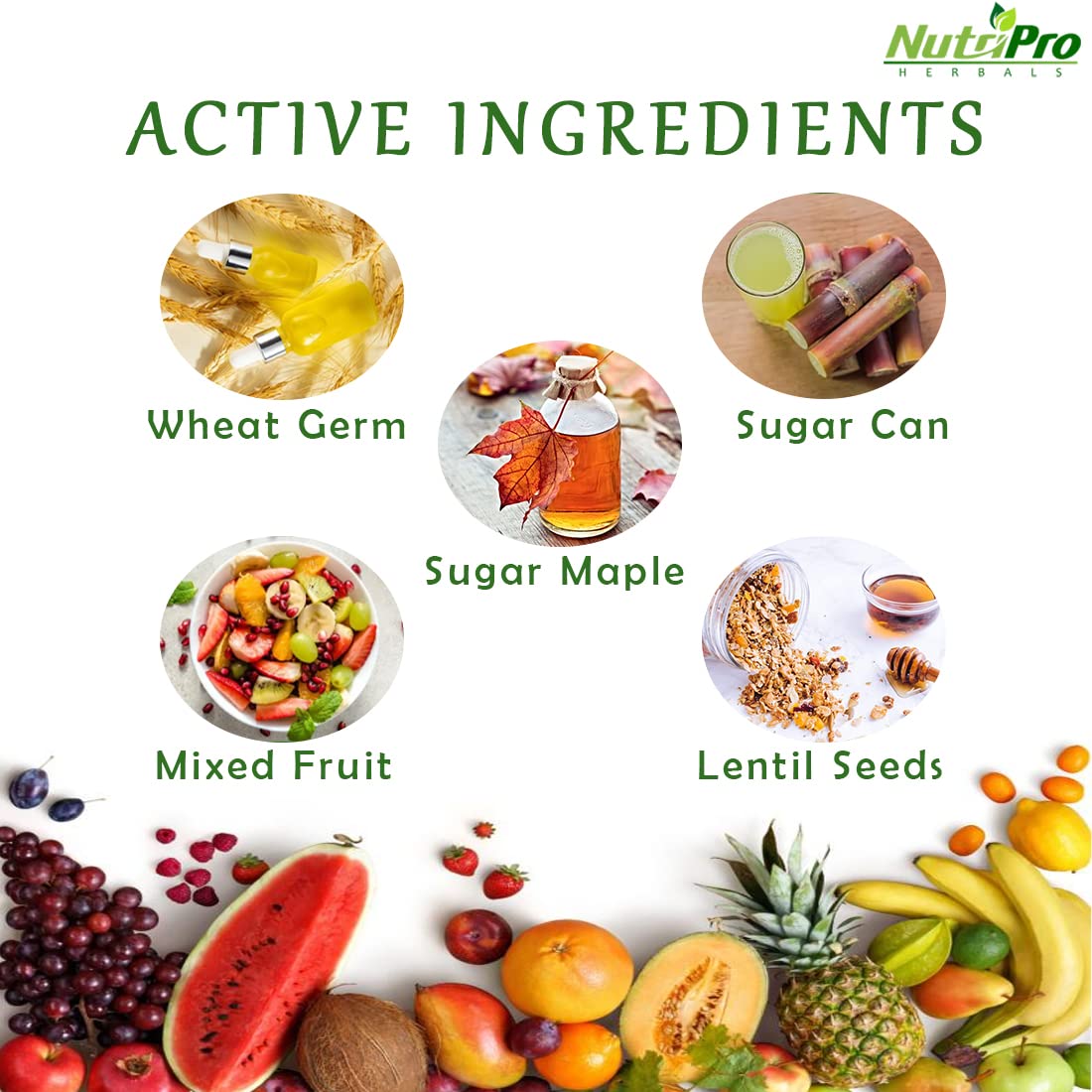 NutriPro Fruit Face Mask for All Skin Types - 100g | Brightens & Glows Skin with Orange & Lemon Extracts | Paraben & Sulfate Free | Daily Skincare & Spa Treatment