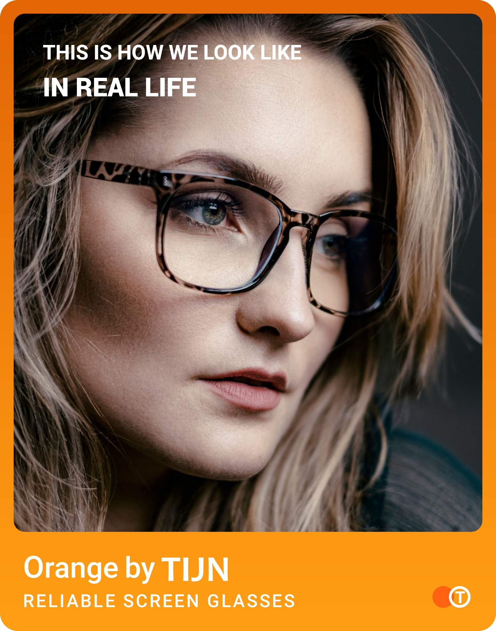 TIJN Blue Light Blocking Gaming Glasses for Women & Men - Anti Eyestrain, Anti UV Glare Computer Glasses - Nerd Style Eyewear for Gamers & Office Workers (Transparent Frame) - Perfect for Gaming, Coding & Long Screen Time