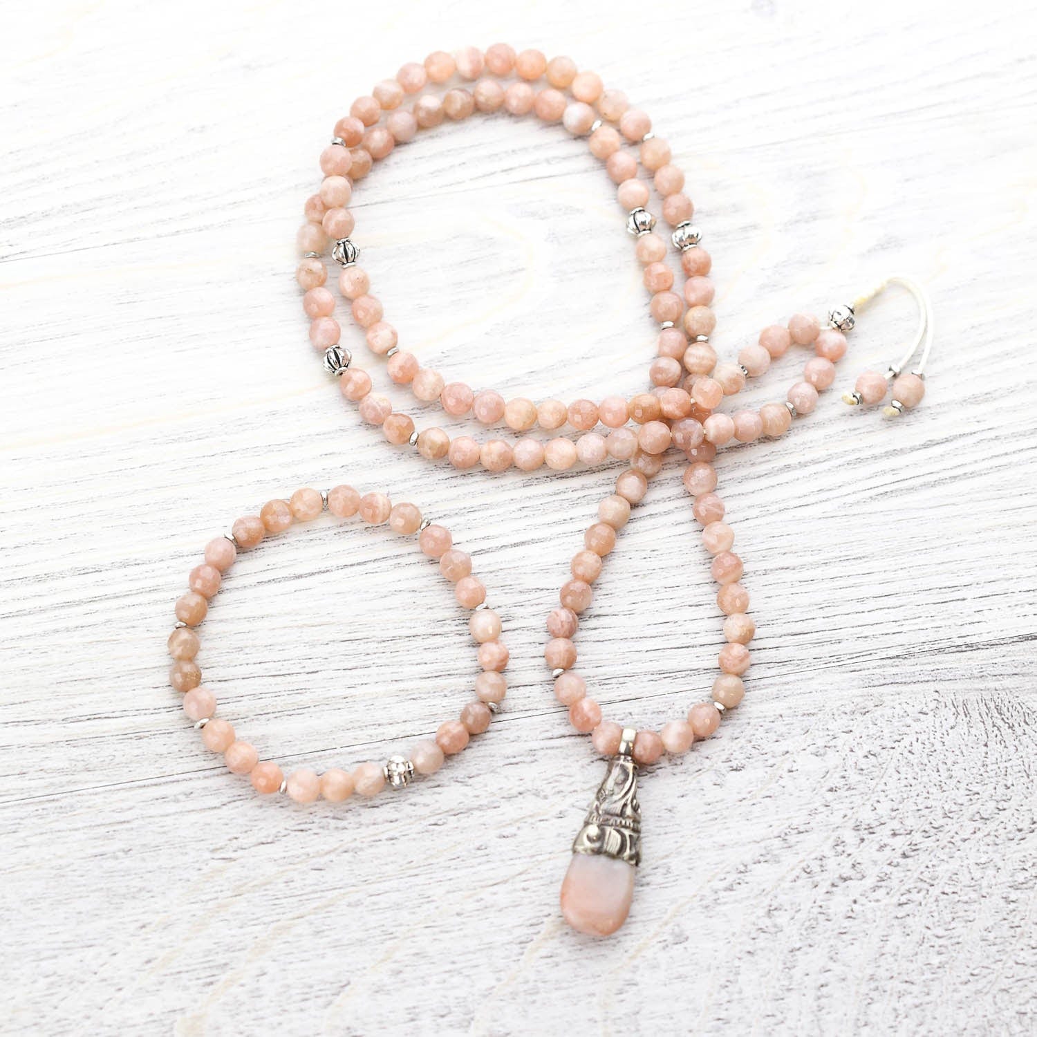 Healing Moonstone Bracelet for Women - Natural Gemstone Jewelry for Emotional Balance & Stress Relief | Perfect for Meditation, Yoga & Spiritual Healing