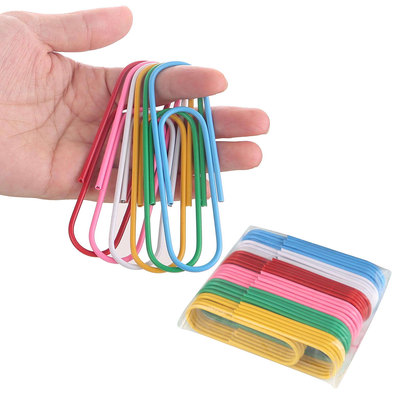 Jumbo 4 Inch Large Paper Clips - 30-Pack Colorful Binder Clips for Home, School & Office Use - Perfect for Organizing Documents, Files and Paperwork
