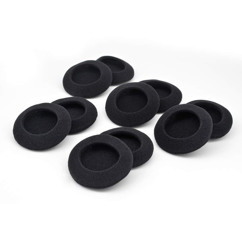 5 Pairs Replacement Foam Ear Pads Cushion Covers - Compatible with Plantronics Audio 310/470/628/626 Headphones - Noise Isolation & Comfort for Office, Gaming & Music Listening