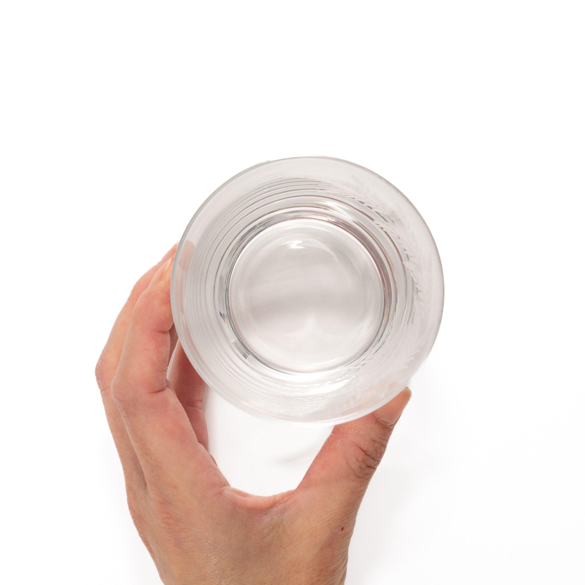 Premium Whispering Fern Rocks Glass Set - Elegant Whiskey Glasses for Bourbon, Scotch & Cocktails - Perfect for Home Bar, Gifts & Entertaining