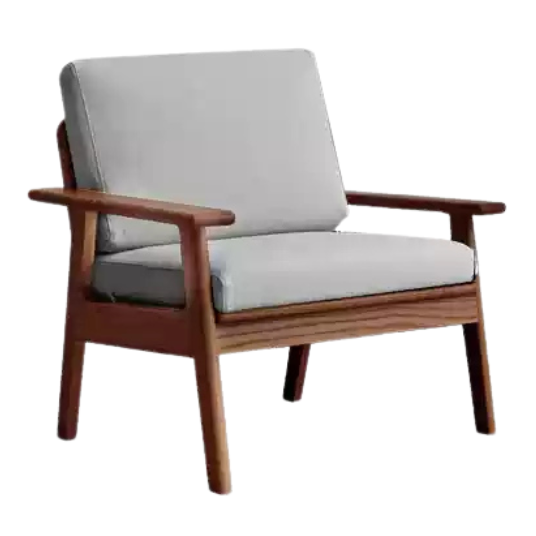 Solid Oak Wood Straight Sofa - 4 Fabric Color Options for Living Room, Office & Lounge Areas