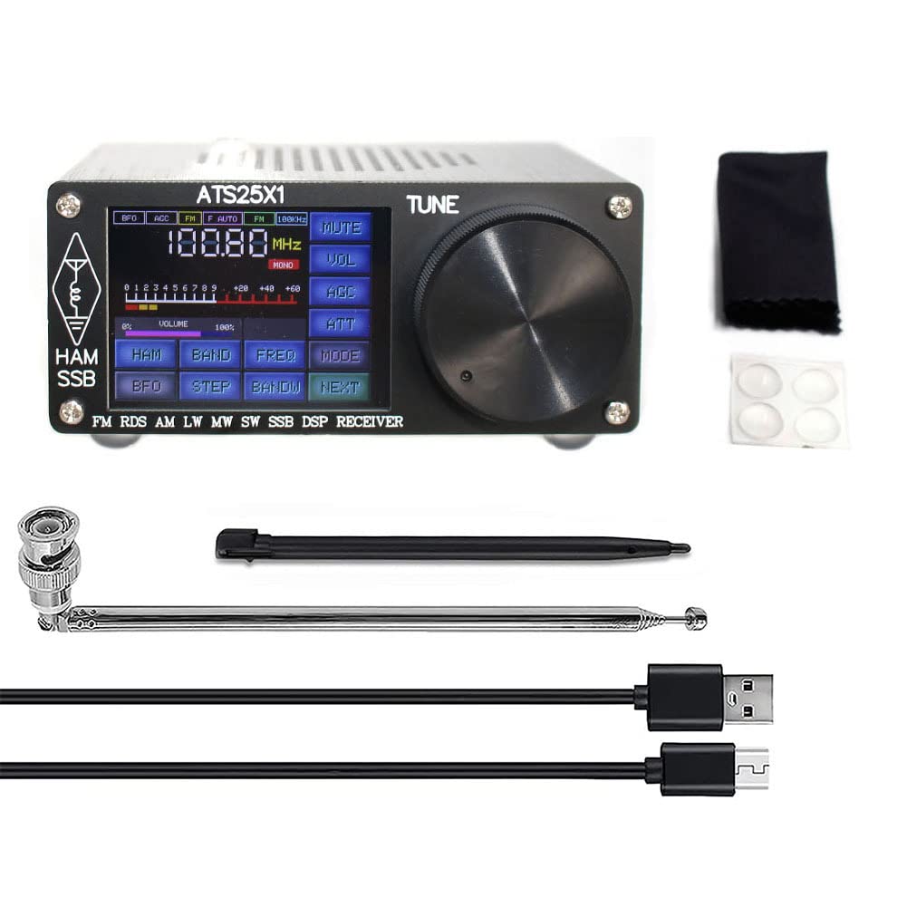 ATS 25 X1 Si4732 Full-Band DSP Radio Receiver with 2.4