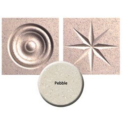 Swanstone TC00404.072 TC-0404TR-072 Pebble Rosettes for Shower Panels - 2 Pack | Decorative Bathroom Tile Accents for Modern & Traditional Designs