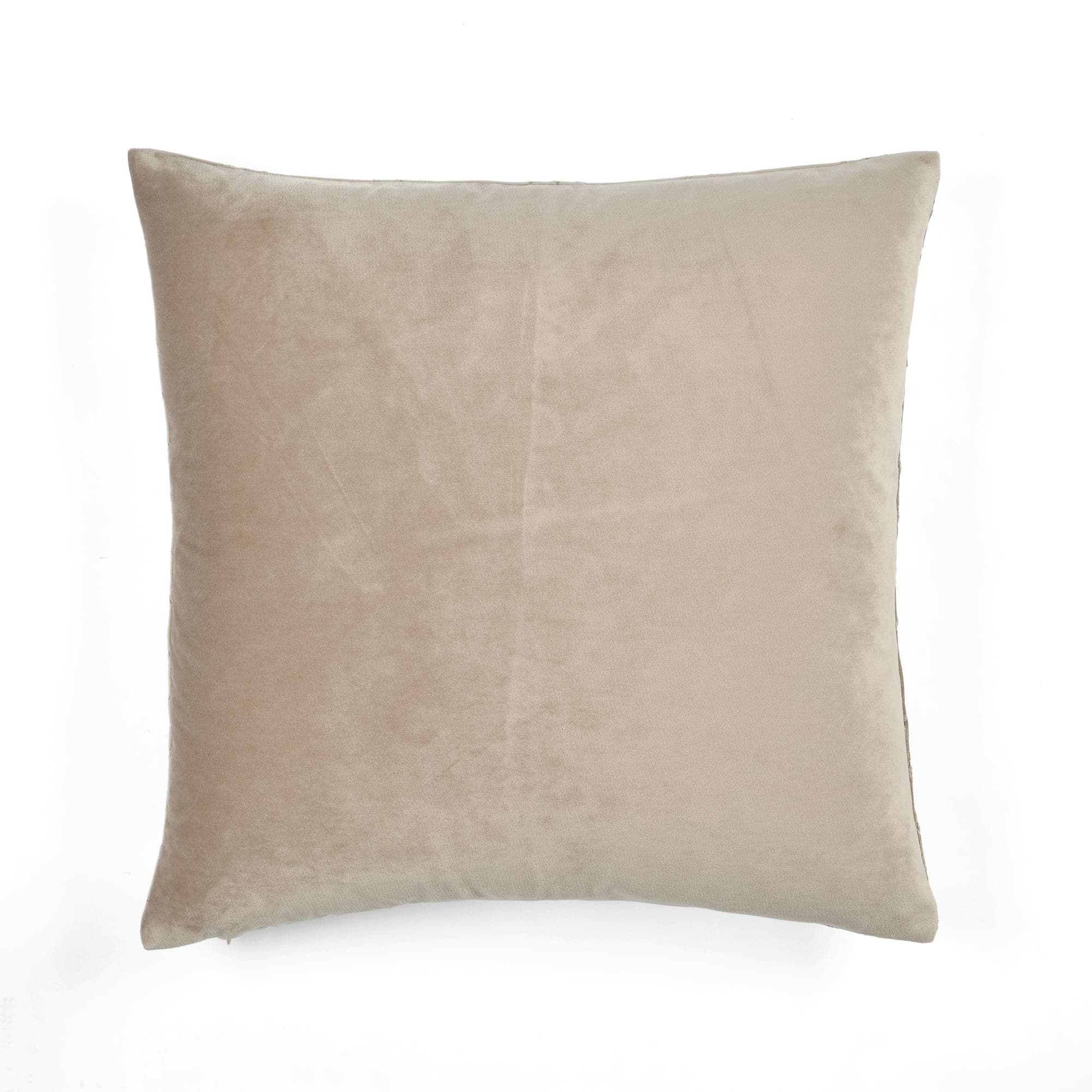 Velvet Geo Decorative Pillow Cover - Modern Geometric Throw Pillow Case for Sofa, Bed & Home Decor - Soft Luxury Cushion Cover for Living Room, Bedroom