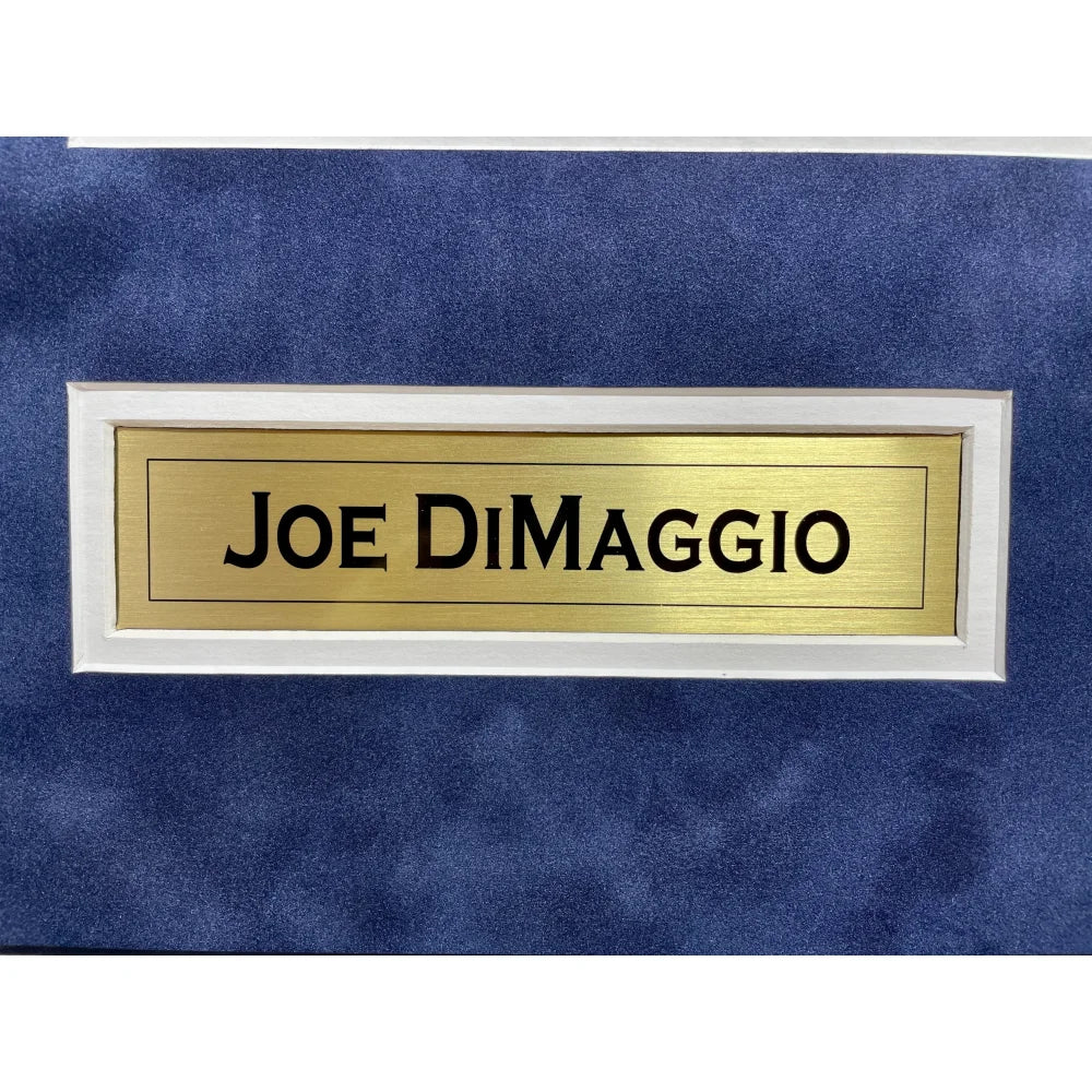 Authentic Mickey Mantle & Joe DiMaggio Autographed 16x20 Framed Photo with JSA COA - New York Yankees Memorabilia for Sports Collectors & Man Cave Decor