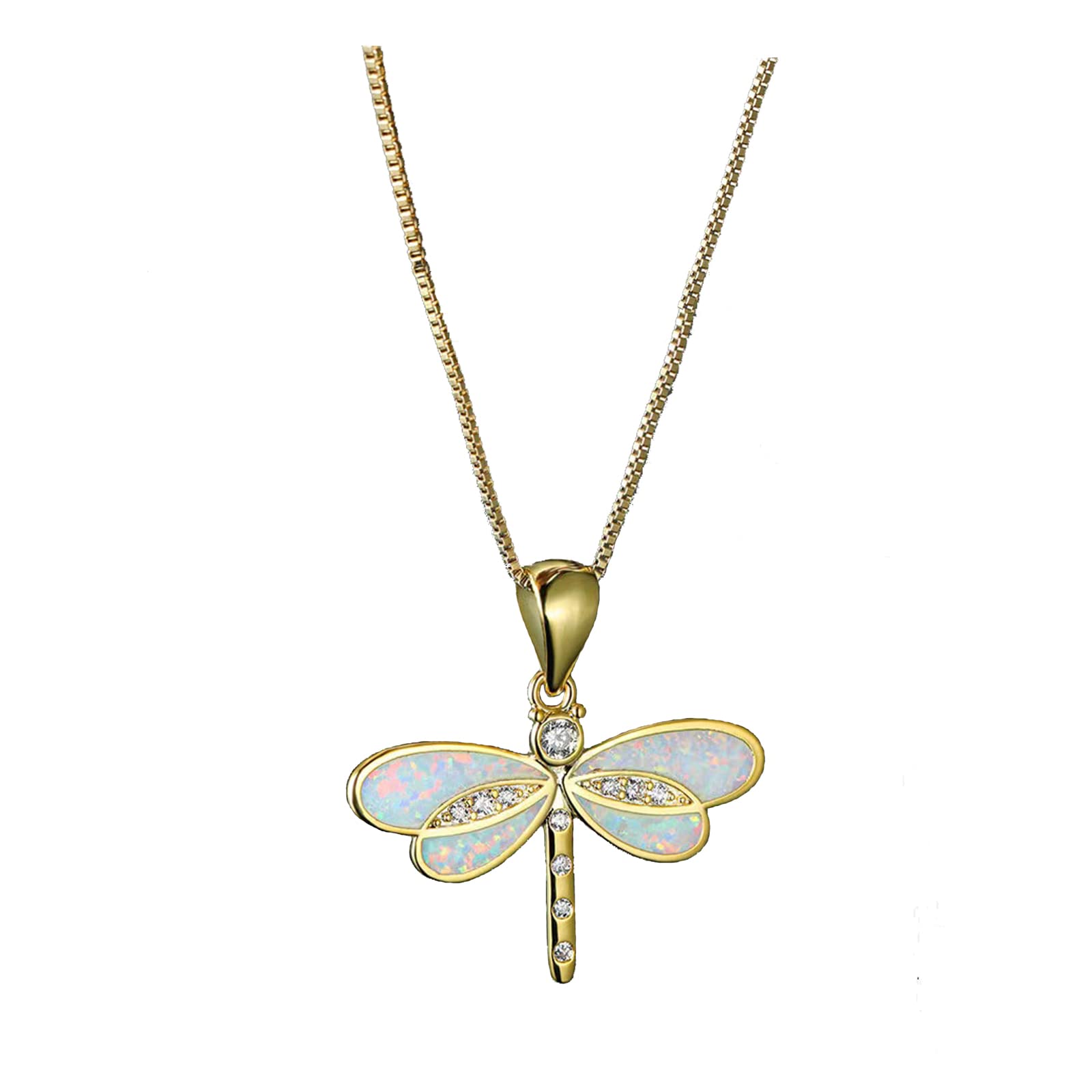 Dragonfly Pendant Necklace for Women & Men - Elegant Collarbone Chain Jewelry Gift for Birthday, Graduation, Anniversary | Perfect for Everyday Wear, Special Occasions & Gifting