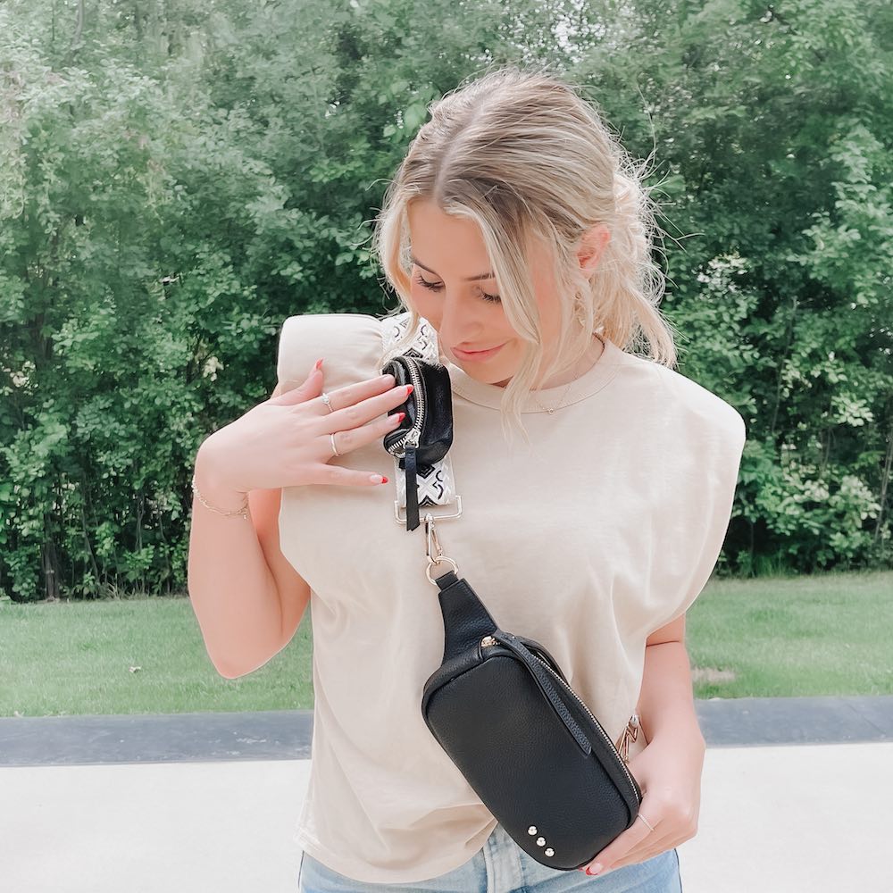 Luna Wrist & Strap Pouch - Secure & Stylish Crossbody Bag for Women - Perfect for Travel, Running, Gym & Everyday Use