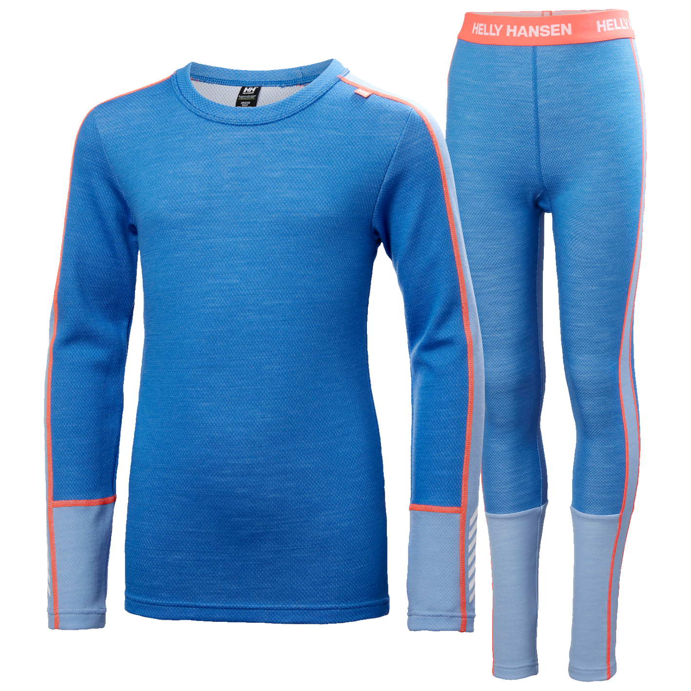 Helly Hansen Junior Lifa Merino Midweight Base Layer Set for Kids 2025 - Warm Winter Thermal Underwear for Skiing, Snowboarding & Outdoor Activities