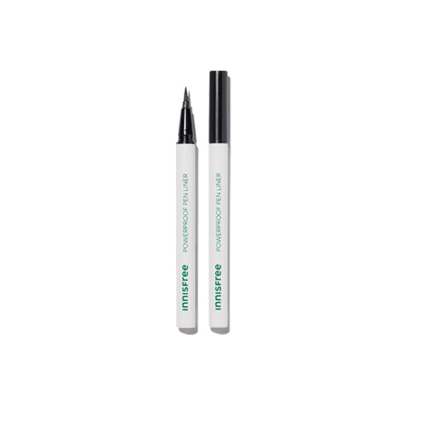 Innisfree Powerproof Pen Liner - Long-Lasting Waterproof Eyeliner for Precise Winged Liner | Perfect for Everyday Makeup, Party Looks & Professional Use