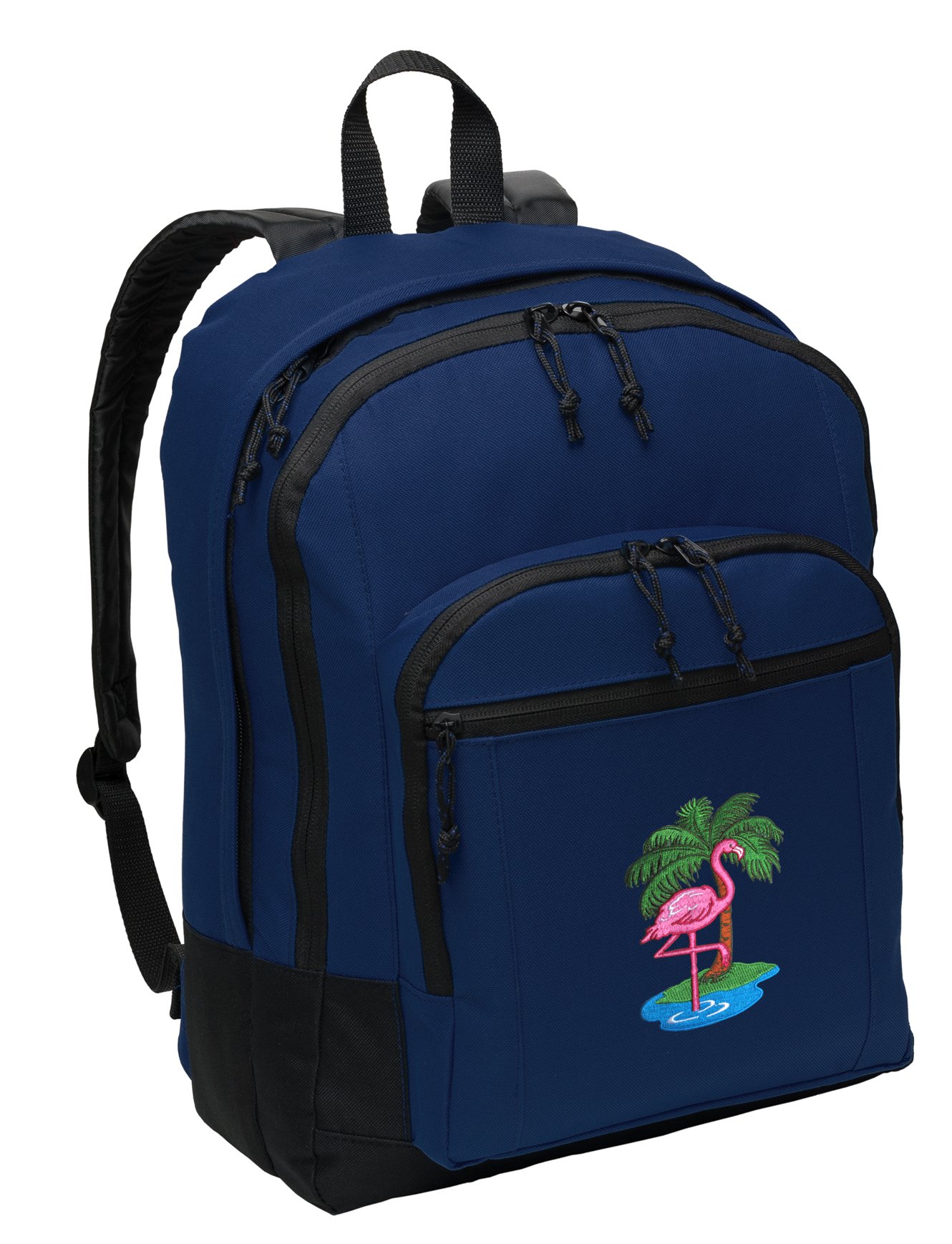 Pink Flamingo Backpack for Women & Teens - Medium Size Laptop Backpack with Flamingo Print - Perfect for School, Work, Travel & Everyday Use