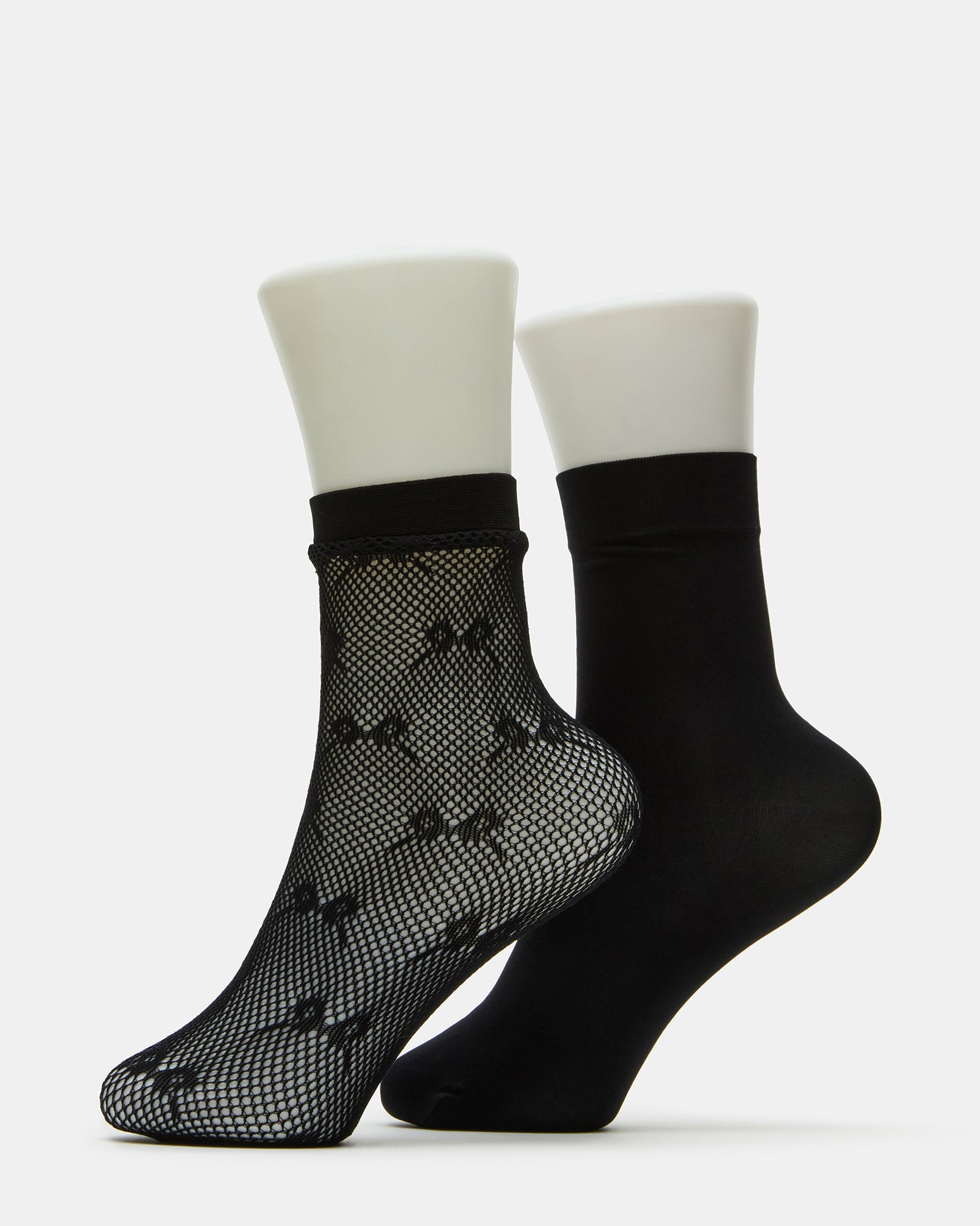 2 Pack Black Bow Fishnet Anklet Socks - Stylish Lace Ankle Socks for Women, Perfect for Casual Wear, Parties, and Fashion Outfits