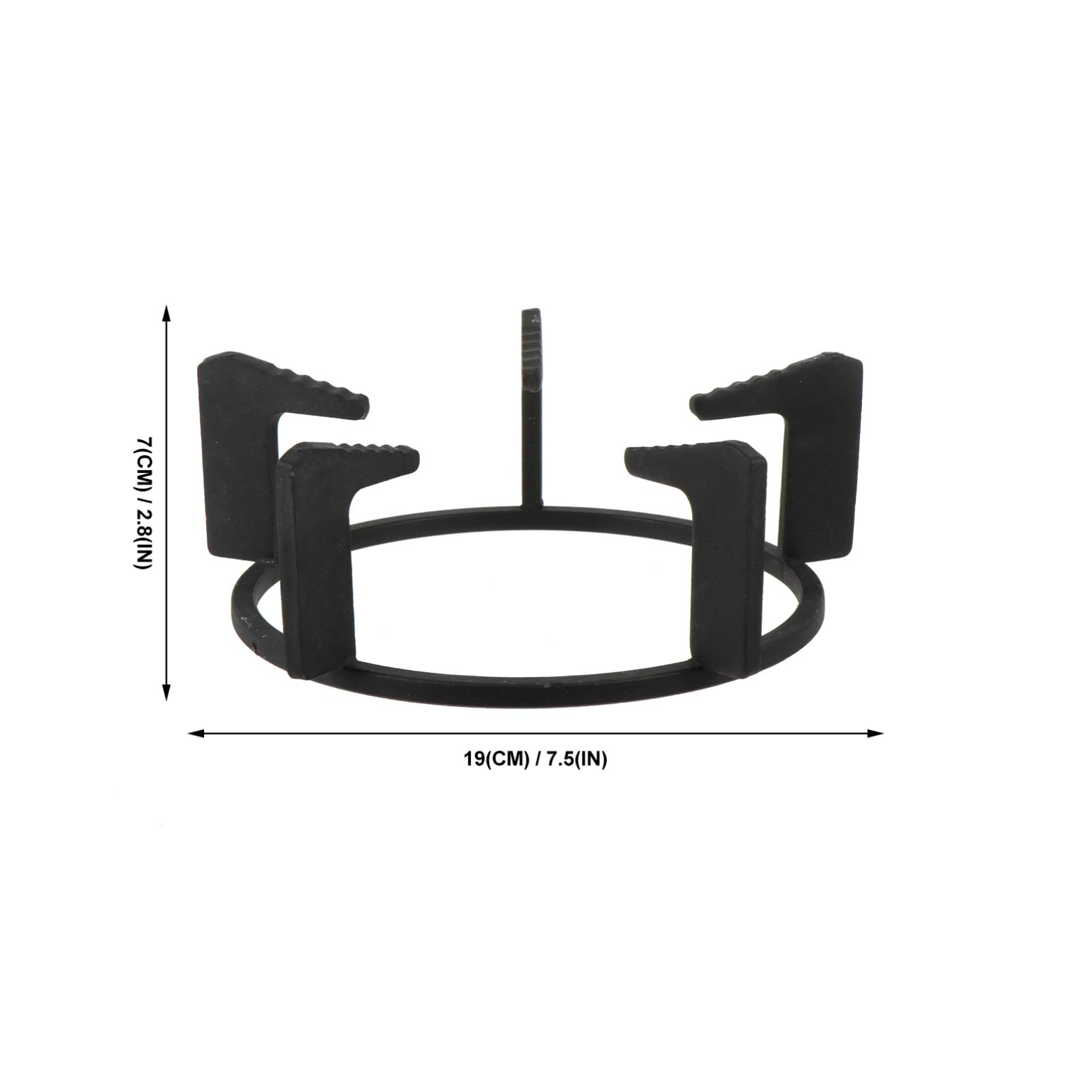 Beaupretty Cast Iron Gas Stove Bracket - Universal Wok Support for Gas Hob, Coffee Pot, Cooktop Range & Pan Holder - Heavy Duty Stove Grate for Round Pots & Ovens - Perfect for Camping, Outdoor Cooking & Home Kitchen Use