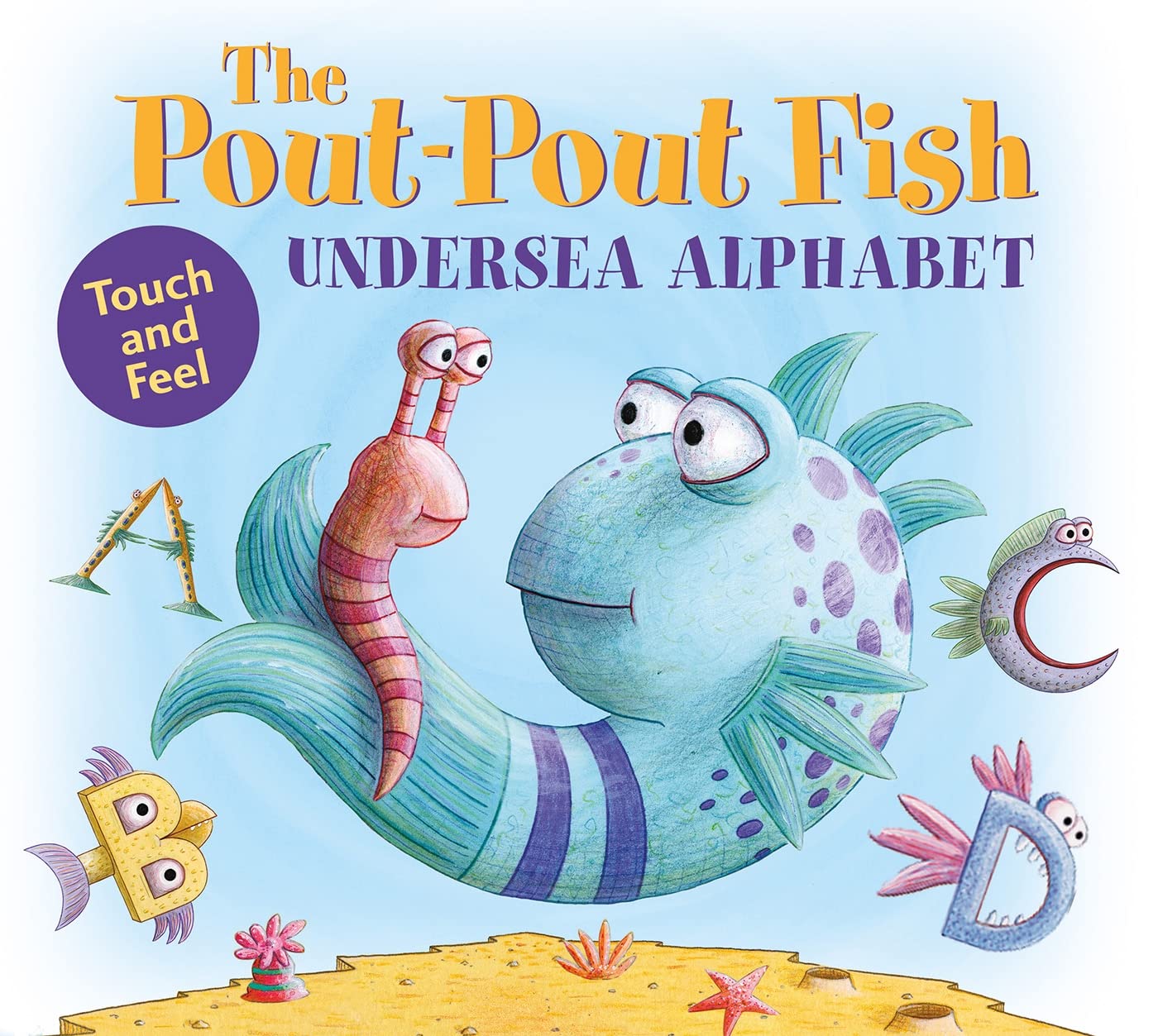 The Pout-Pout Fish Undersea Alphabet Book - Touch & Feel Sensory Board Book for Toddlers | Ocean-Themed ABC Learning & Early Education | Perfect for Bedtime Stories & Preschool Reading