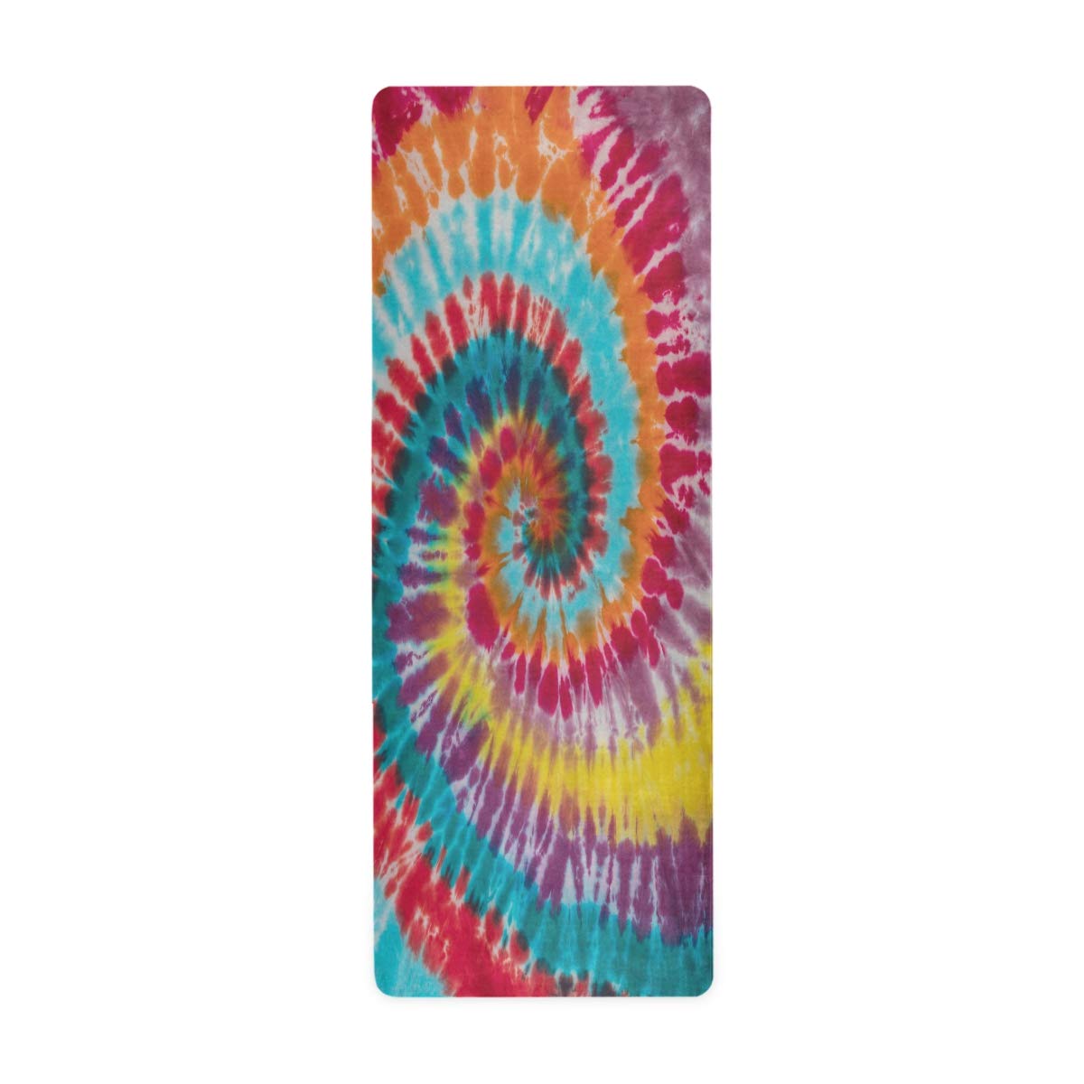 ALAZA Non-Slip Yoga Mat with Funny Pineapple Ocean Beach Design - Premium Fitness Exercise Mat for Yoga, Pilates & Floor Workouts - Perfect for Home Gym, Studio & Outdoor Yoga Sessions