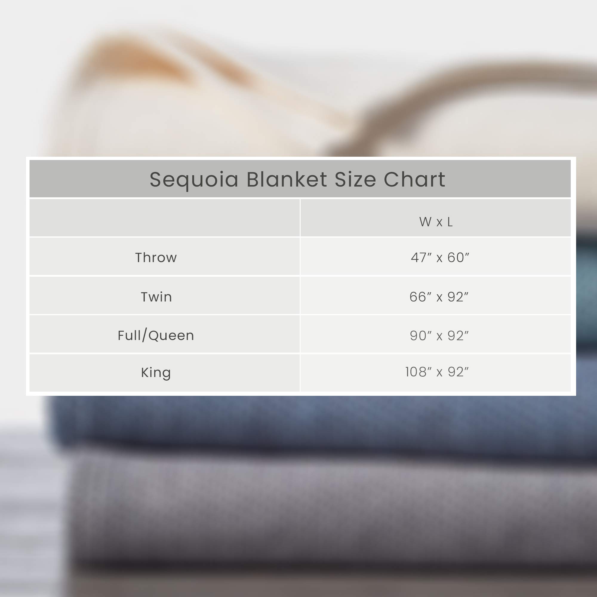 Coyuchi Sequoia Washable Organic Blanket - Soft Gray Throw Blanket for Sofa, Bed & Travel - Eco-Friendly & Hypoallergenic
