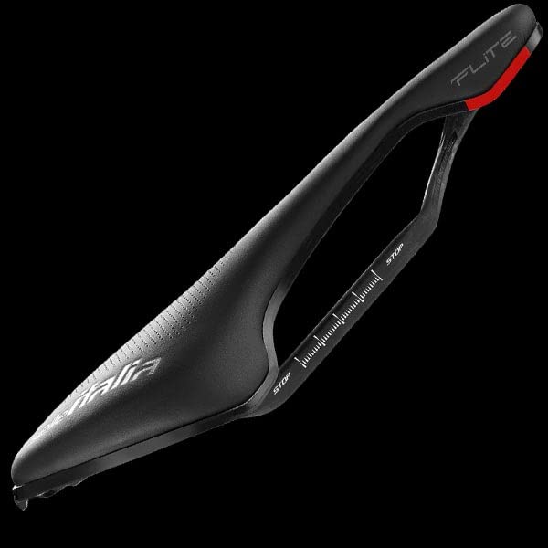 Selle Italia Flite Boost Gel Kit Carbonio Superflow Bike Saddle - Lightweight Carbon Road Bike Seat for Racing & Long-Distance Cycling | Perfect for Road Bikes, Triathlon & Endurance Rides