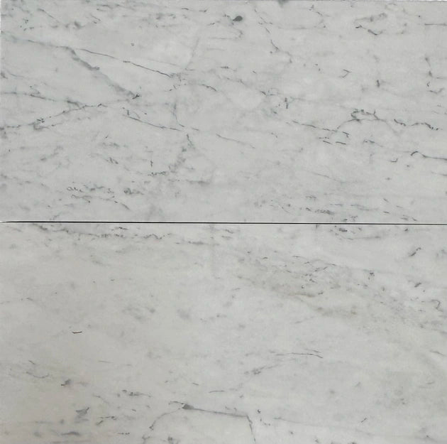 Premium Carrara White Gioia Marble 6x12 Subway Tile - Classic Kitchen Backsplash & Bathroom Wall Tile for Elegant Home Decor