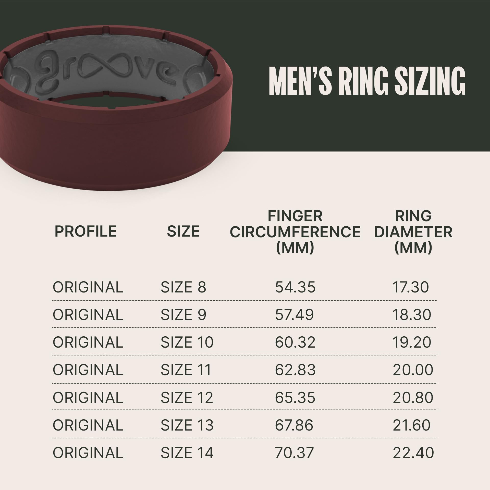 Groove Life Edge Silicone Ring for Men - Breathable Rubber Wedding Band with Unique Design, Comfort Fit & Lifetime Warranty | Perfect for Active Lifestyles, Gym, Swimming & Outdoor Adventures