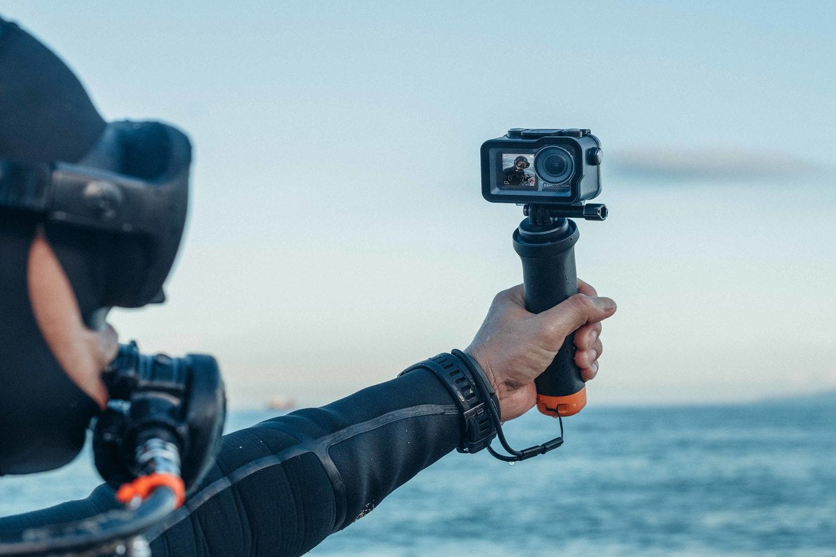 Osmo Action Floating Handle - Waterproof Grip for DJI Osmo Action Camera - Perfect for Surfing, Snorkeling, and Underwater Adventures