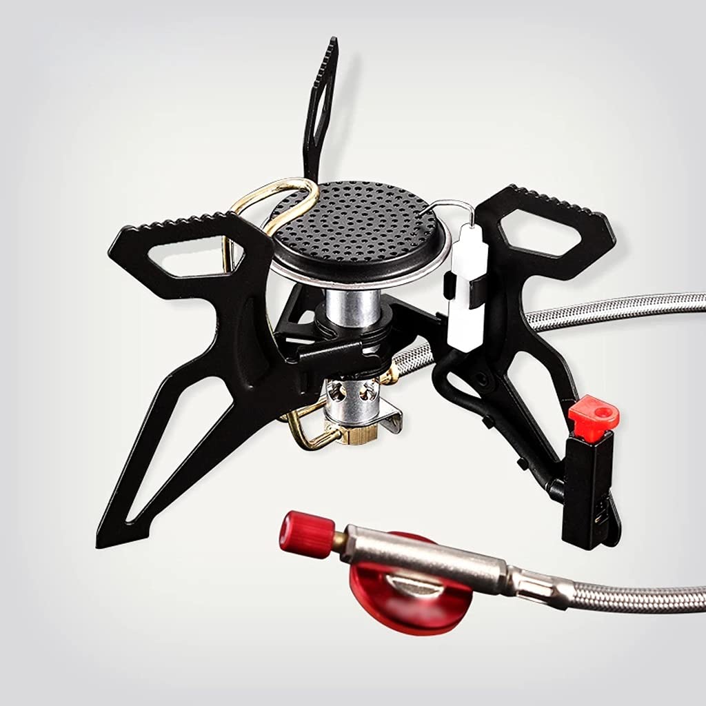 Compact Foldable 3000W Portable Gas Stove - Mini Propane Burner for Camping, Backpacking & Hiking | Outdoor Cooking, Picnics & Emergency Preparedness