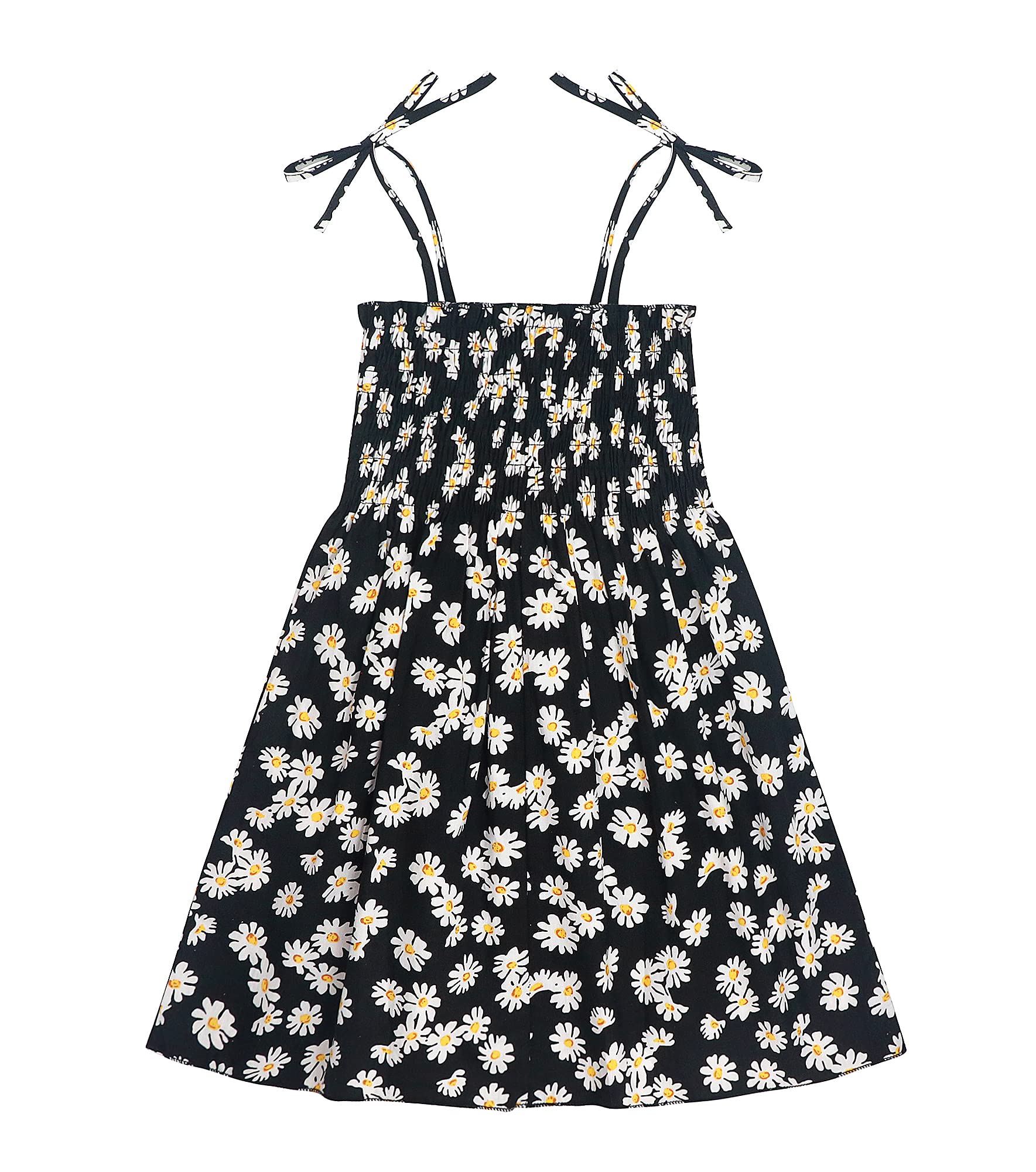 Symunnia Toddler Baby Girl Floral Princess Sundress - Sleeveless Spaghetti Strap Summer Dress for Girls 1-3 Years | Perfect for Beach, Birthday Parties & Outdoor Play