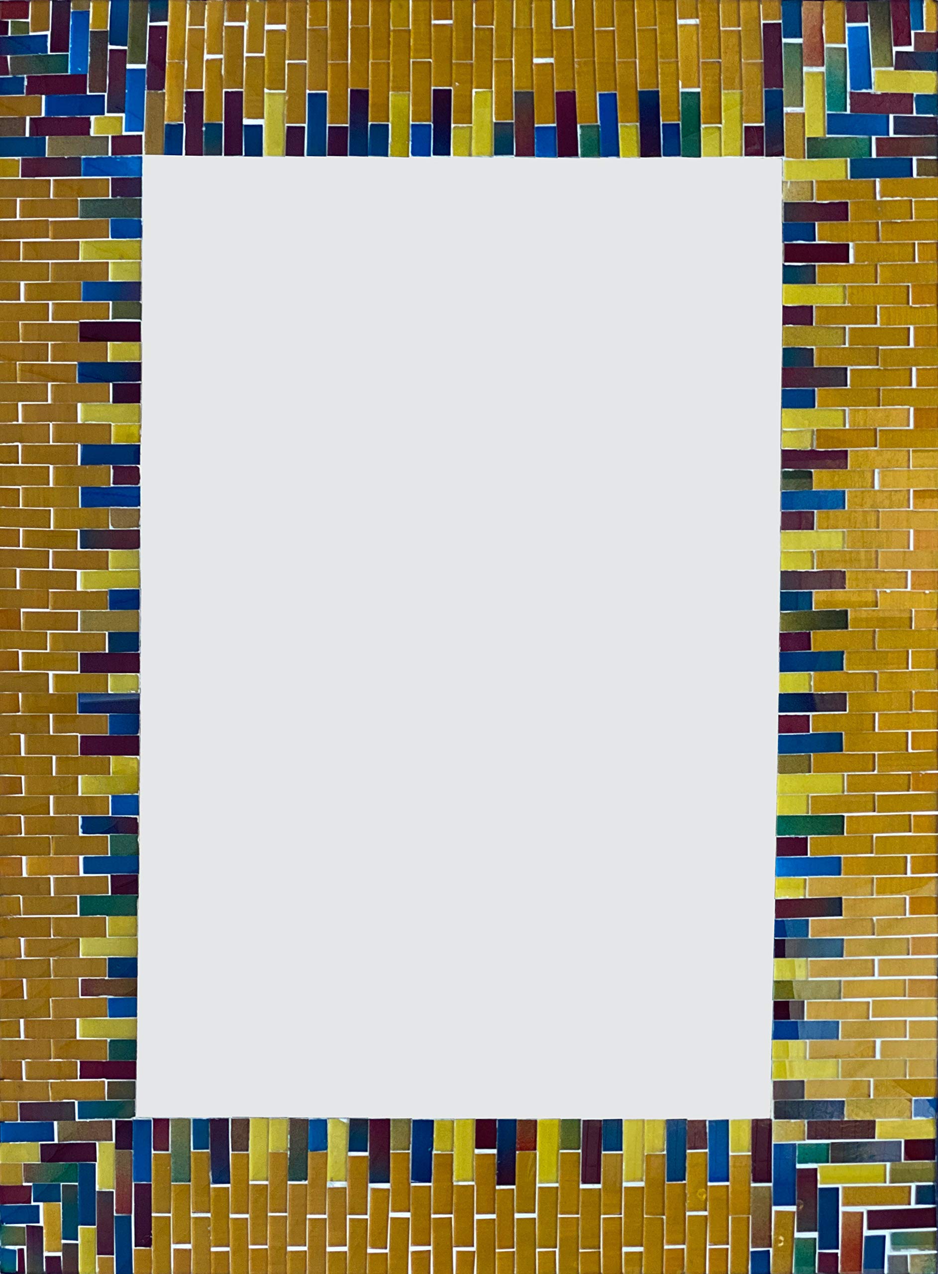 Handcrafted Mosaic Wall Mirror - 32