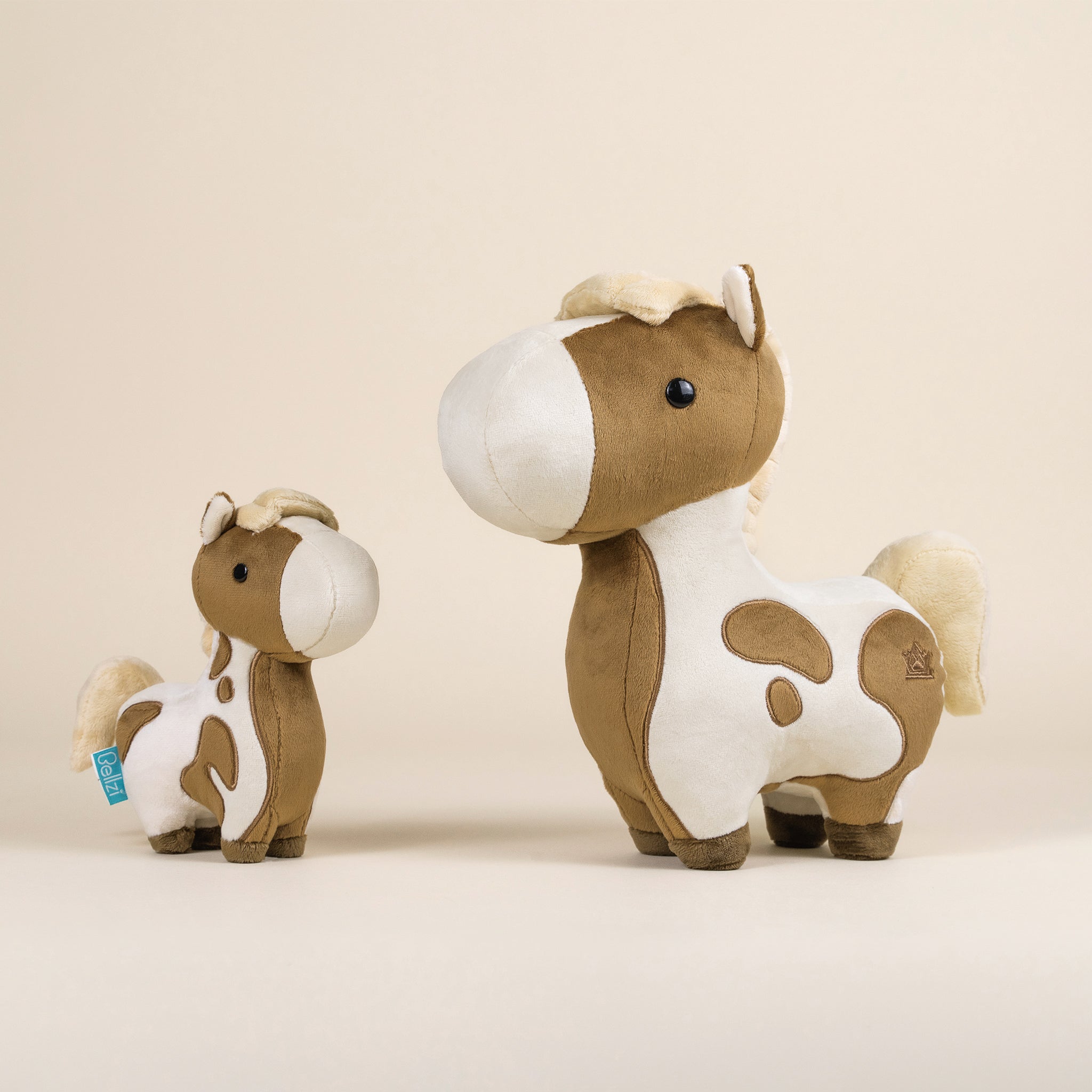 Mini Pinto the Horsi - Adorable Miniature Horse Plush Toy for Kids & Collectors | Perfect for Gifts, Nursery Decor, and Cuddling