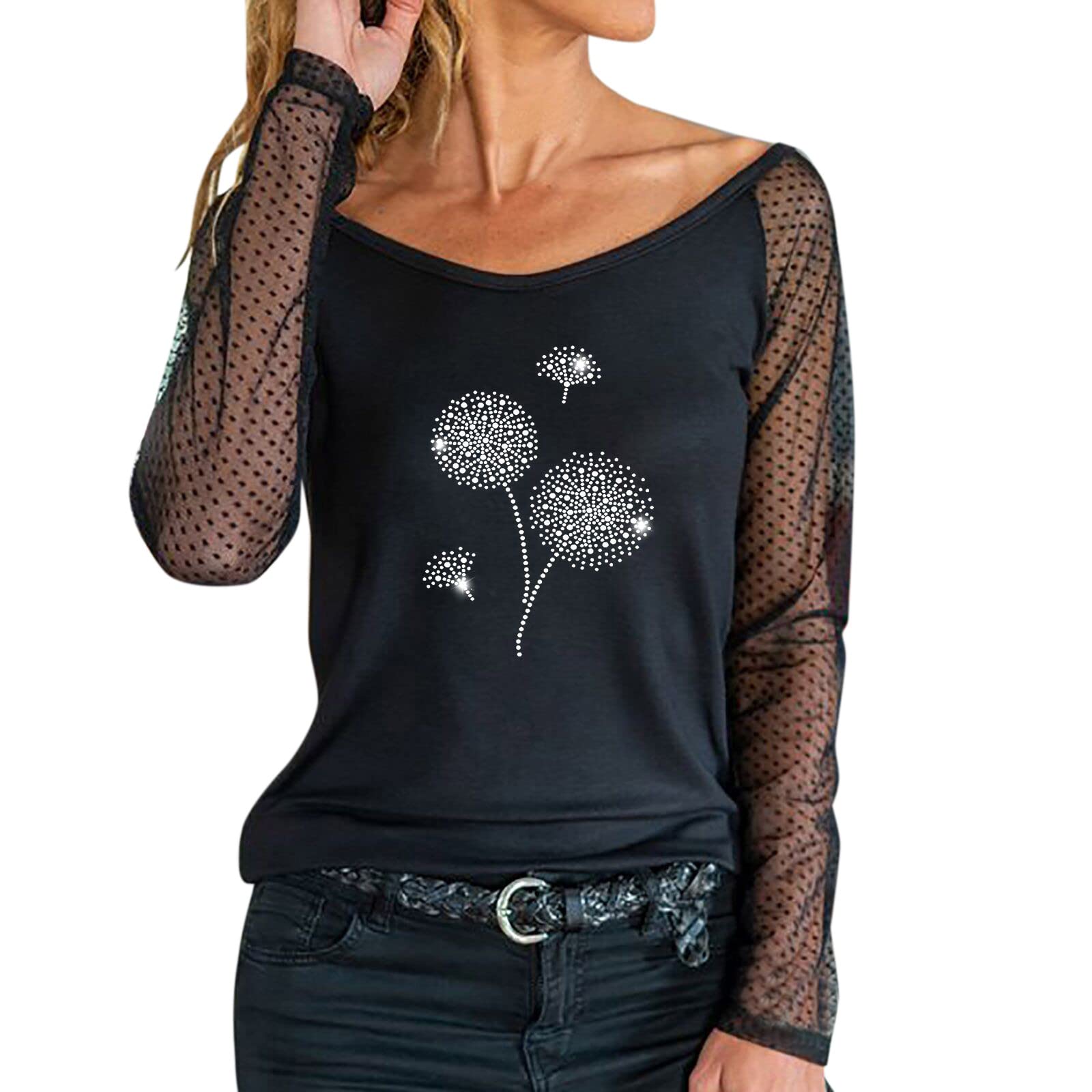 Women's Purple Sequin Pocket Tunic Hoodie - Long Sleeve Cowl Neck Sweater Top with Elastic Bottom | Fall & Winter Streetwear Fashion | Perfect for Casual Outings, Office Wear & Holiday Parties