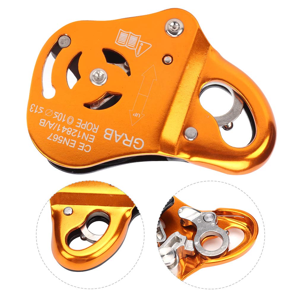 Outdoor Climbing Carabiner Rope - High Strength Aluminum Alloy Self-Locking Safety Gear for Rock Climbing, Mountaineering & Adventure Sports | Durable Fall Protection Equipment for Outdoor Enthusiasts
