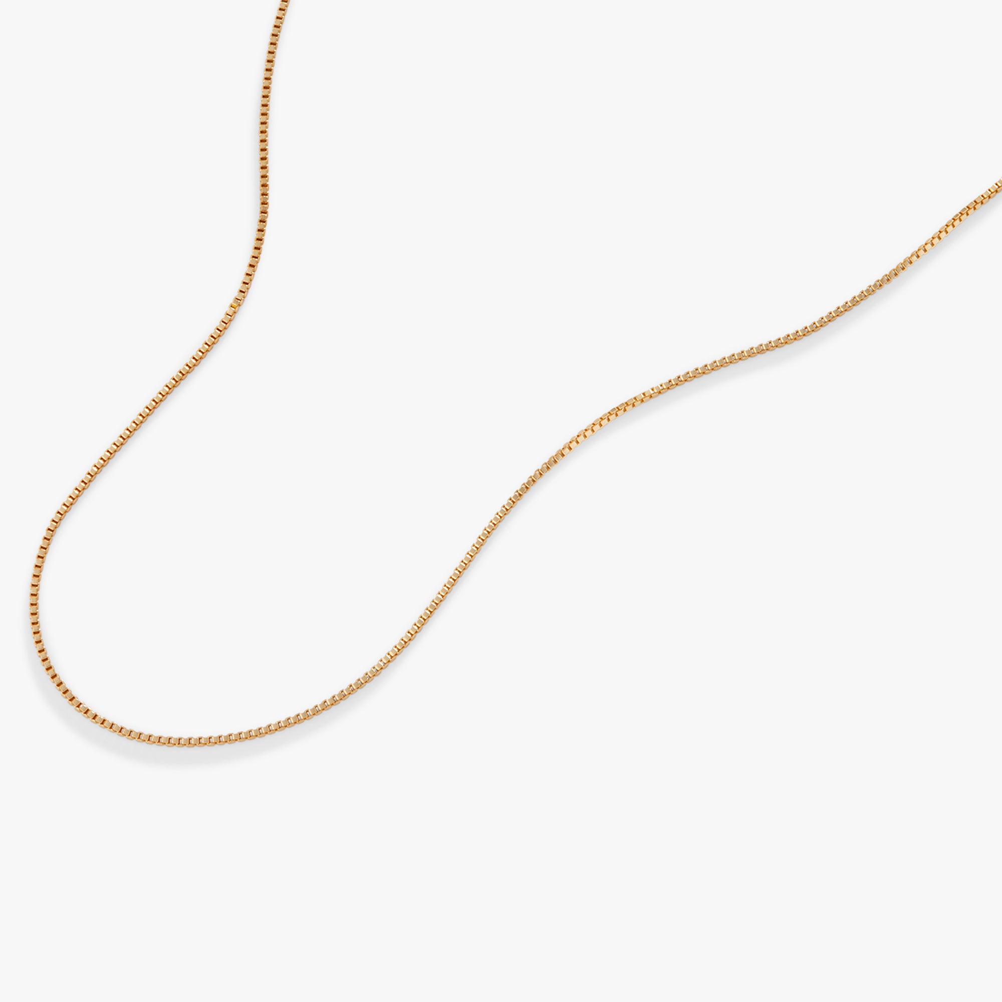 Elegant Box Chain Necklace for Women - 18K Gold Plated Stainless Steel Jewelry - Perfect for Everyday Wear, Parties & Gifts