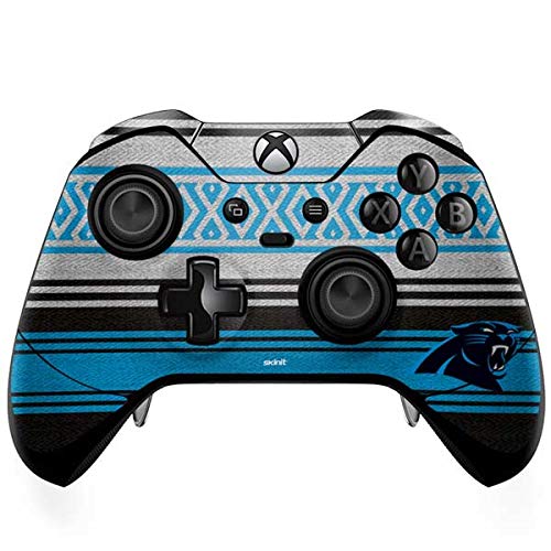 Official NFL Carolina Panthers Gaming Skin for Xbox One Elite Controller - Custom Decal Sticker with Trailblazer Design - Perfect for Gamers & Sports Fans