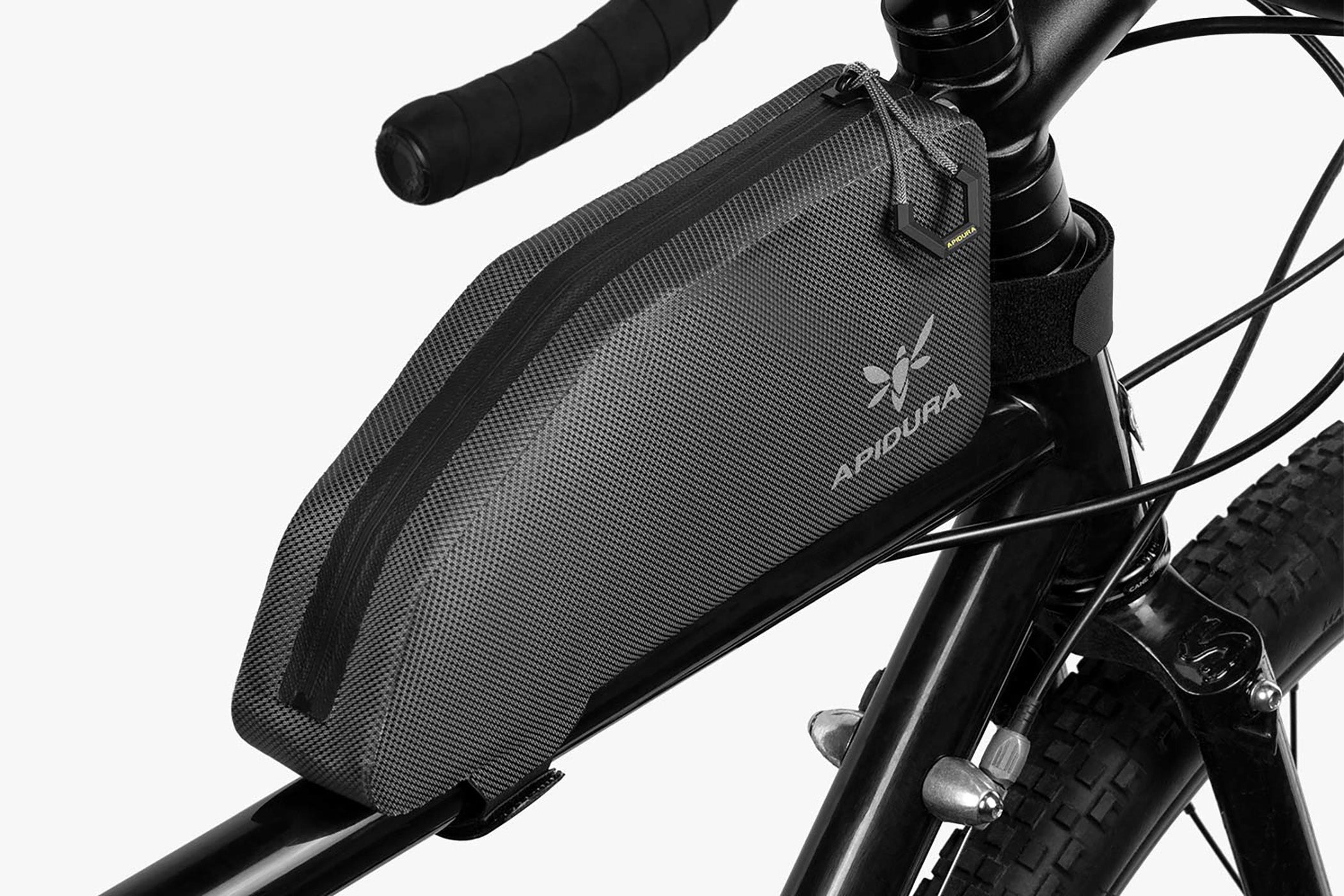 Apidura Expedition Top Tube Pack - Waterproof Bike Frame Bag for Cycling, Bikepacking & Commuting - Durable & Lightweight Storage Solution for Road & Mountain Bikes