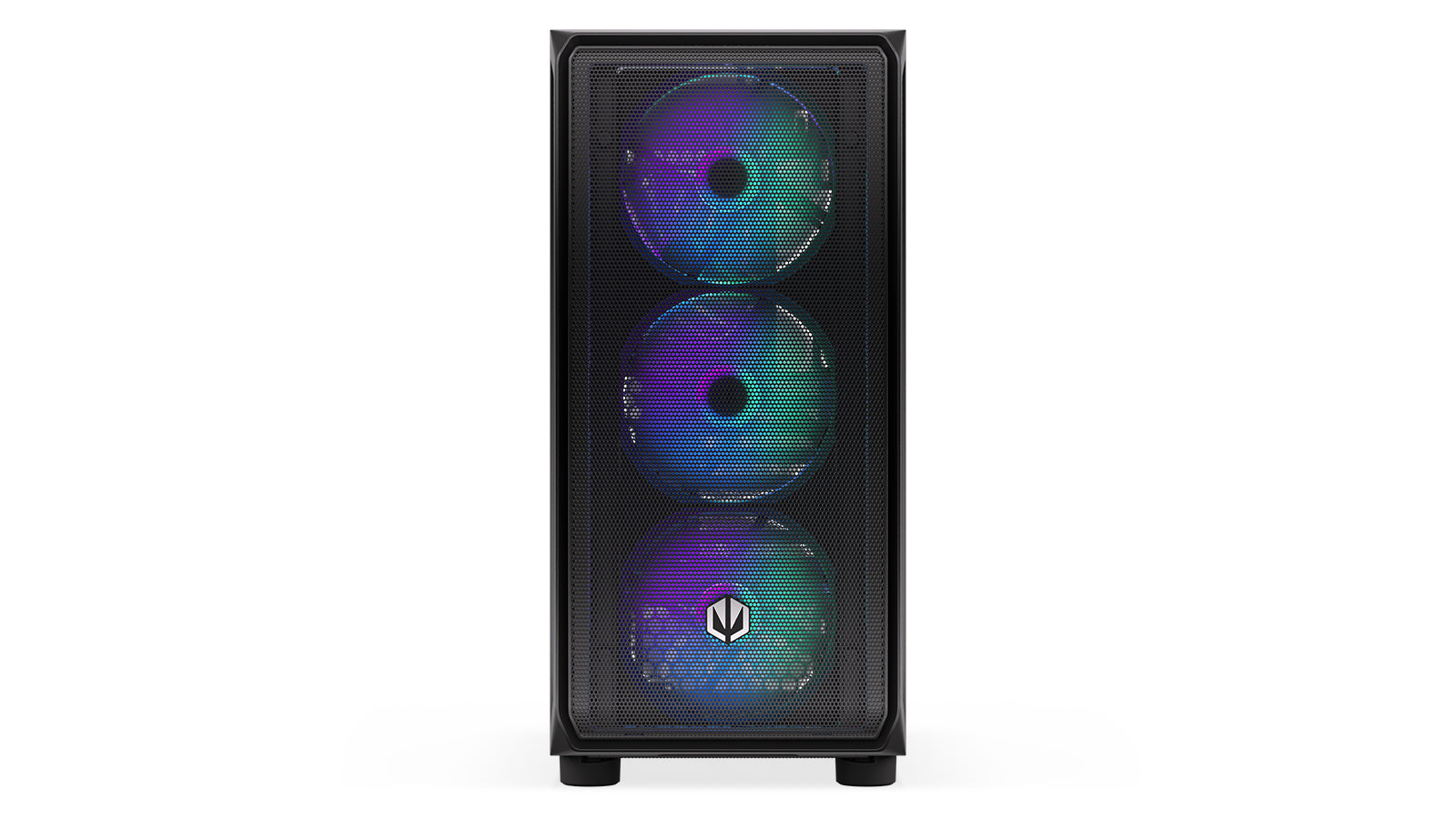 Endorfy Arx 500 ARGB Mid-Tower ATX PC Gaming Case - High Airflow, Tempered Glass, RGB Lighting (EY2A011) - Perfect for Gaming Rigs & Streaming Setups
