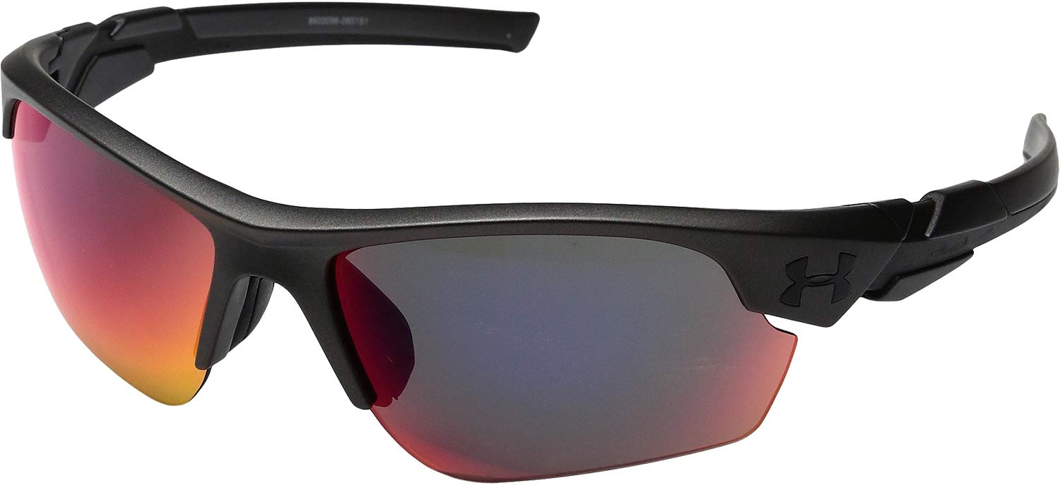 Under Armour Youth Windup Wrap Sunglasses for Boys & Girls – UV Protection, Lightweight & Durable Sports Shades – Perfect for Running, Cycling & Outdoor Activities