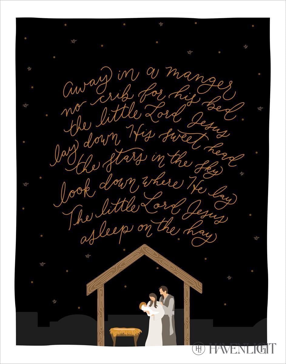 Away in a Manger - Classic Christmas Nativity Scene Decor for Home, Church & Holiday Displays | Perfect for Xmas Tree Ornaments, Tabletop Decorations & Gift Giving