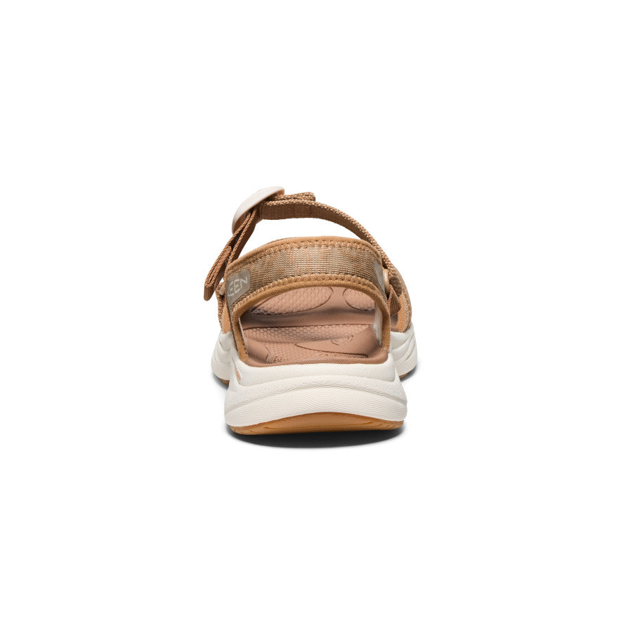 Women's Leiki Open Toe Sandals - Comfortable Chipmunk/Birch Color Summer Beach Shoes for Walking, Travel & Casual Outings