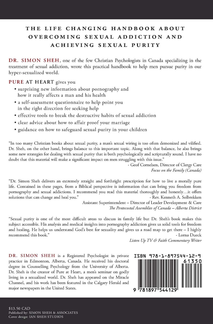 Pure at Heart: A Man's Guide to Purity in a Sexualized World - Christian Self-Help Book for Men's Spiritual Growth & Sexual Integrity | Perfect for Personal Devotion, Small Groups & Accountability Partners