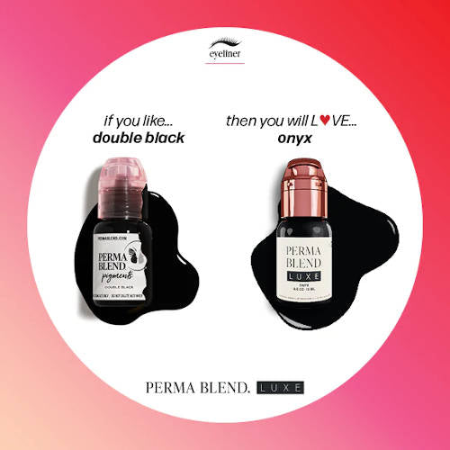 Perma Blend Luxe Onyx Pigment - Professional Tattoo Ink for Artists - Perfect for Permanent Makeup, Cosmetic Tattoos & Body Art