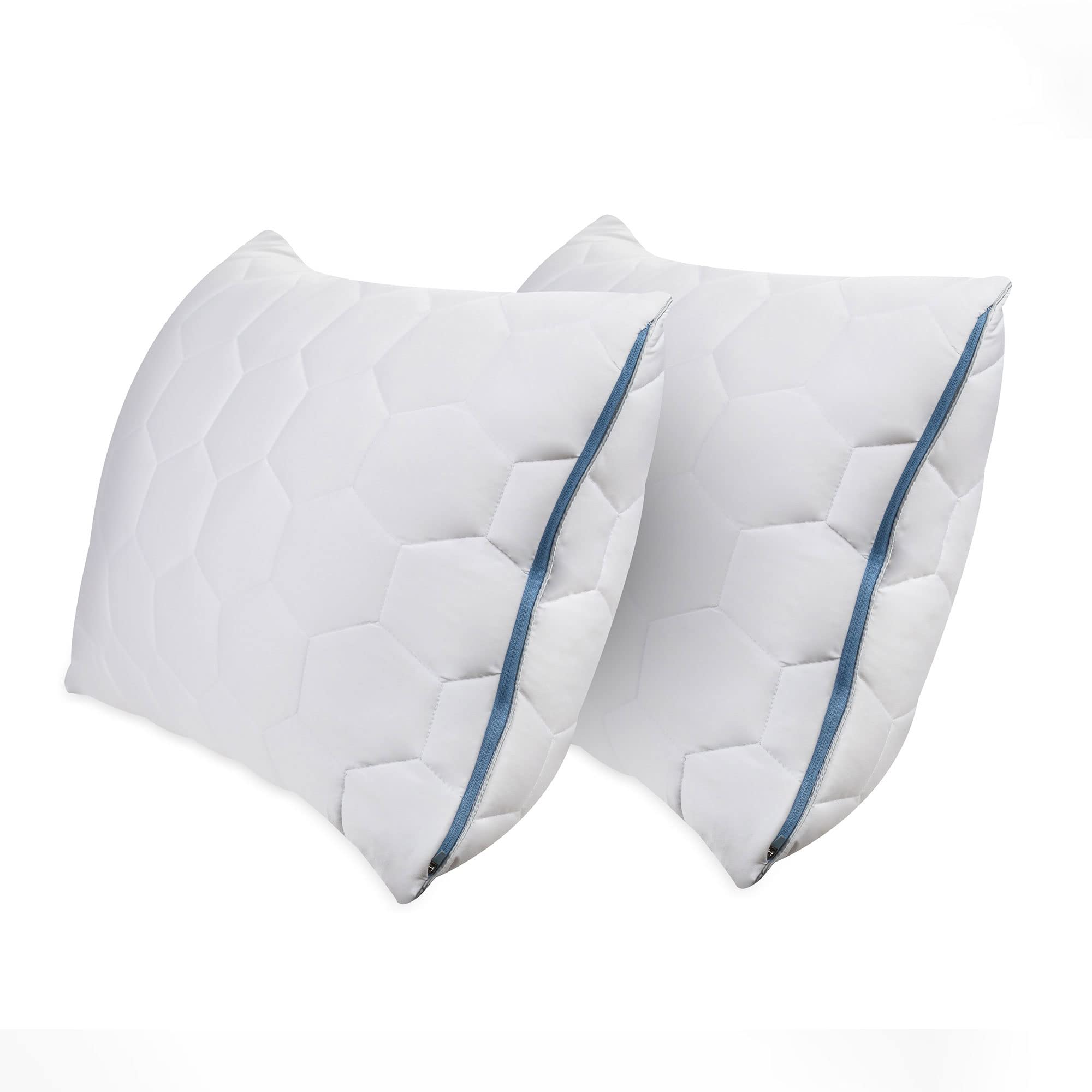 SHEEX Original Performance Cooling Pillow for Back & Stomach Sleepers - Hypoallergenic Down Alternative with Support - Standard/Queen Size - Perfect for Hot Sleepers & Night Sweat Relief