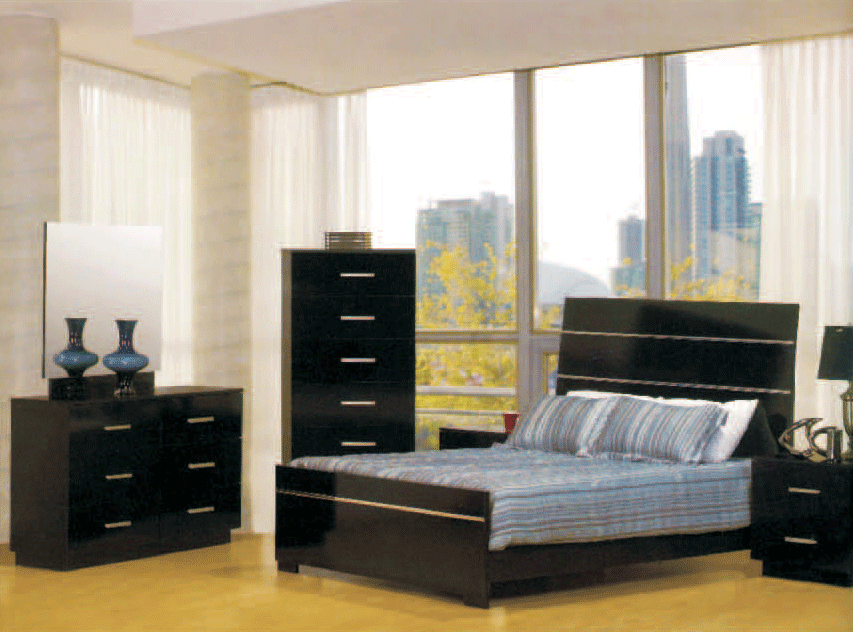 Shadow Oak Bedroom Set - Queen, King & Full Size Beds - 100% Canadian Made Solid Wood Furniture (Model NB157) for Master Bedroom & Guest Room Decor