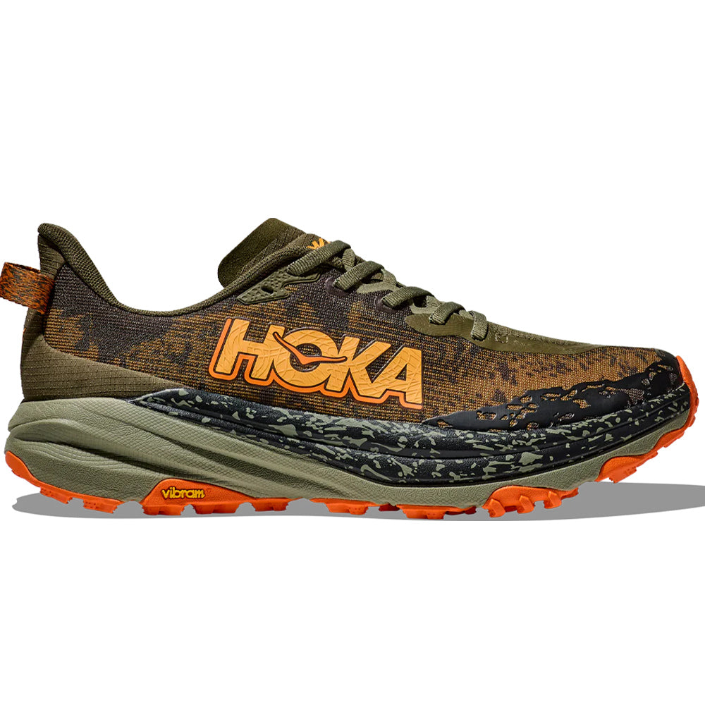 HOKA ONE ONE Speedgoat 6 Trail Running Shoes for Men - Lightweight & Cushioned Hiking Boots for Outdoor Adventures
