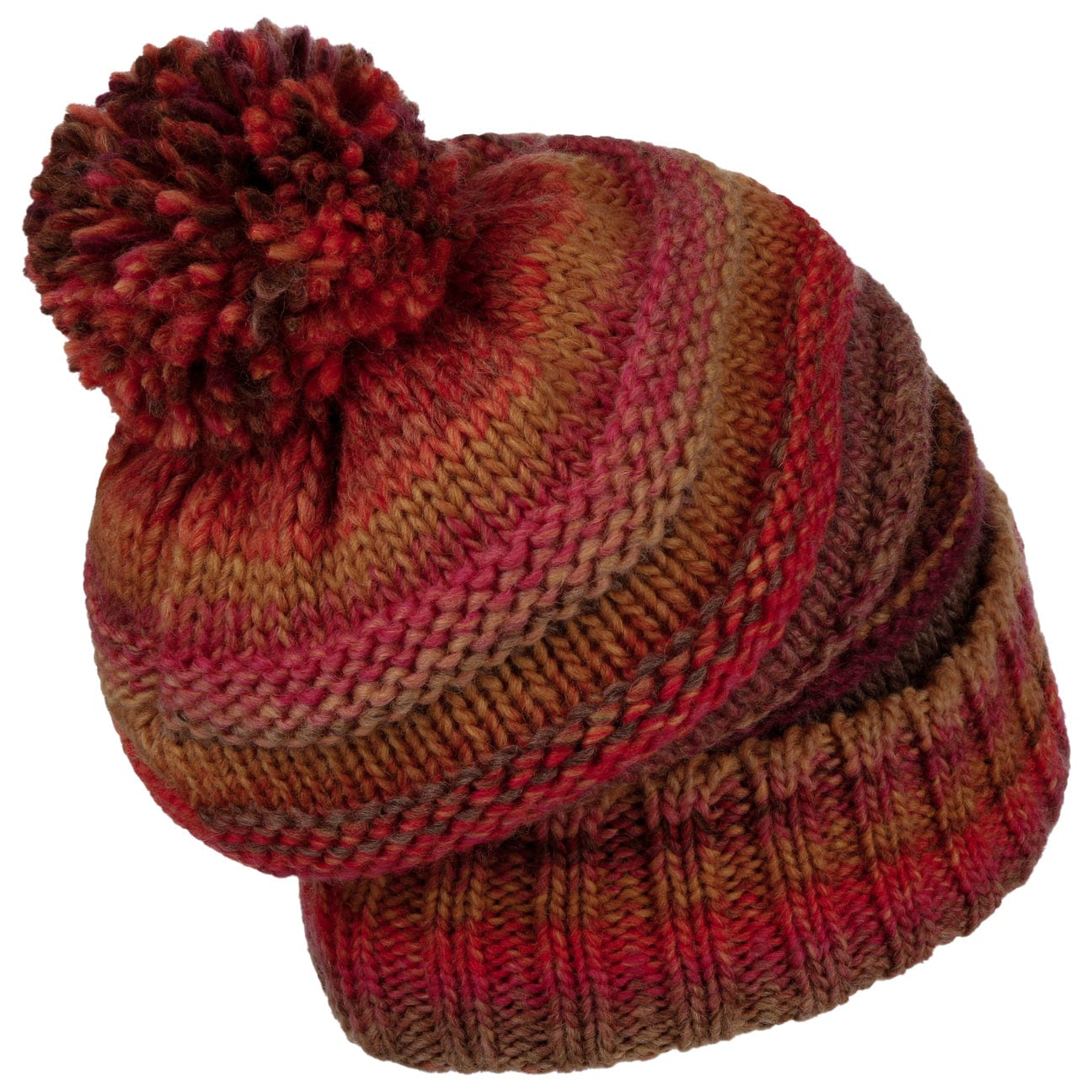 Lierys Faux Fur Pompom Beanie - Soft Winter Knit Hat for Women & Men - Cozy Cold Weather Accessory for Skiing, Snowboarding & Outdoor Activities