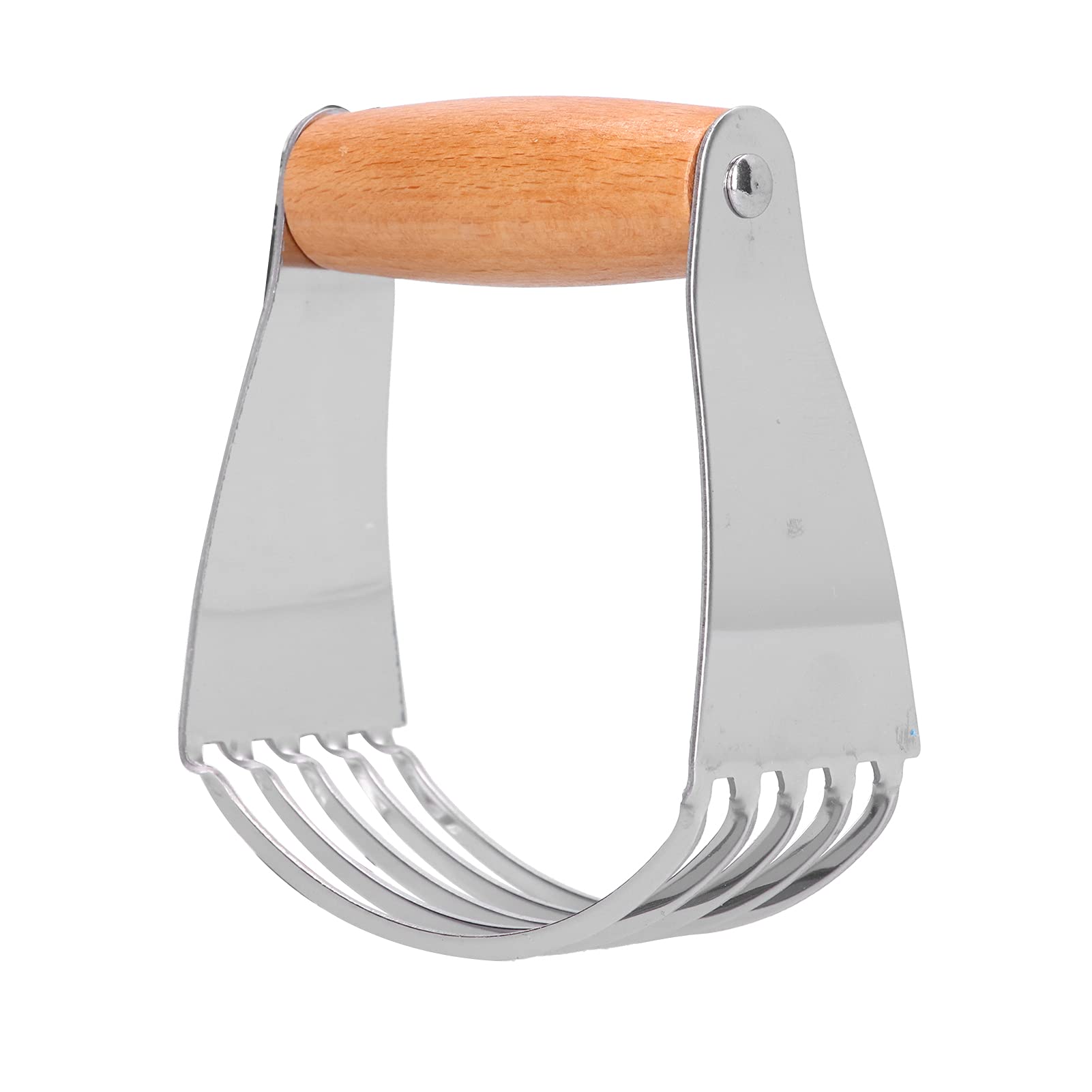 Professional Stainless Steel Dough Blender & Pastry Cutter - Heavy Duty Baking Tool with Sharp Blades for Pies, Cookies & Pastries | Dishwasher Safe Kitchen Utensil for Home Bakers & Chefs