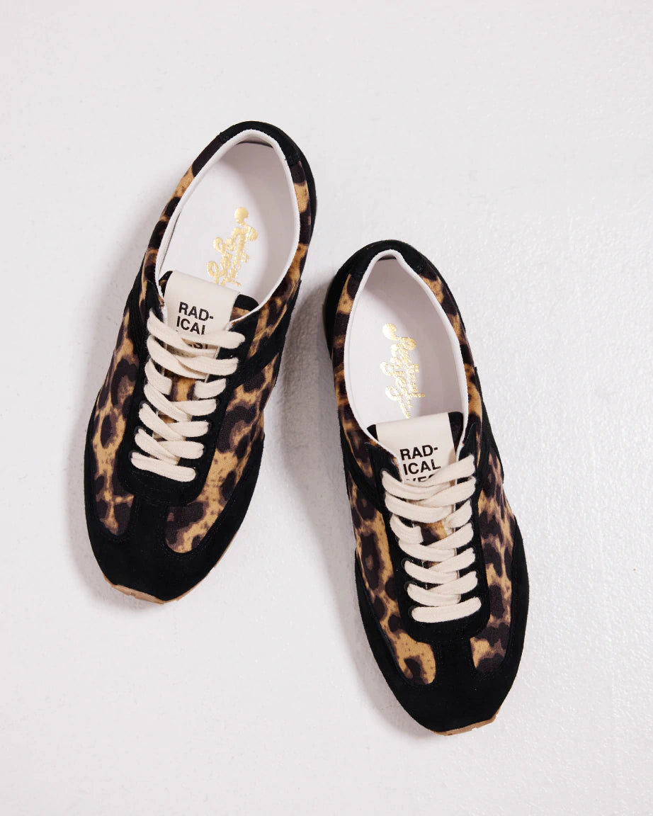 Ballet Core Sneakers for Women - Leopard Print Velvet Slip-On Shoes | Comfortable & Stylish for Dance, Casual Wear & Everyday Outfits