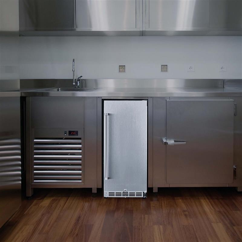 Newair® 15 3.2 Cu. Ft. Commercial Built-In Stainless Steel Beverage Refrigerator - Perfect for Restaurants, Bars, and Home Use