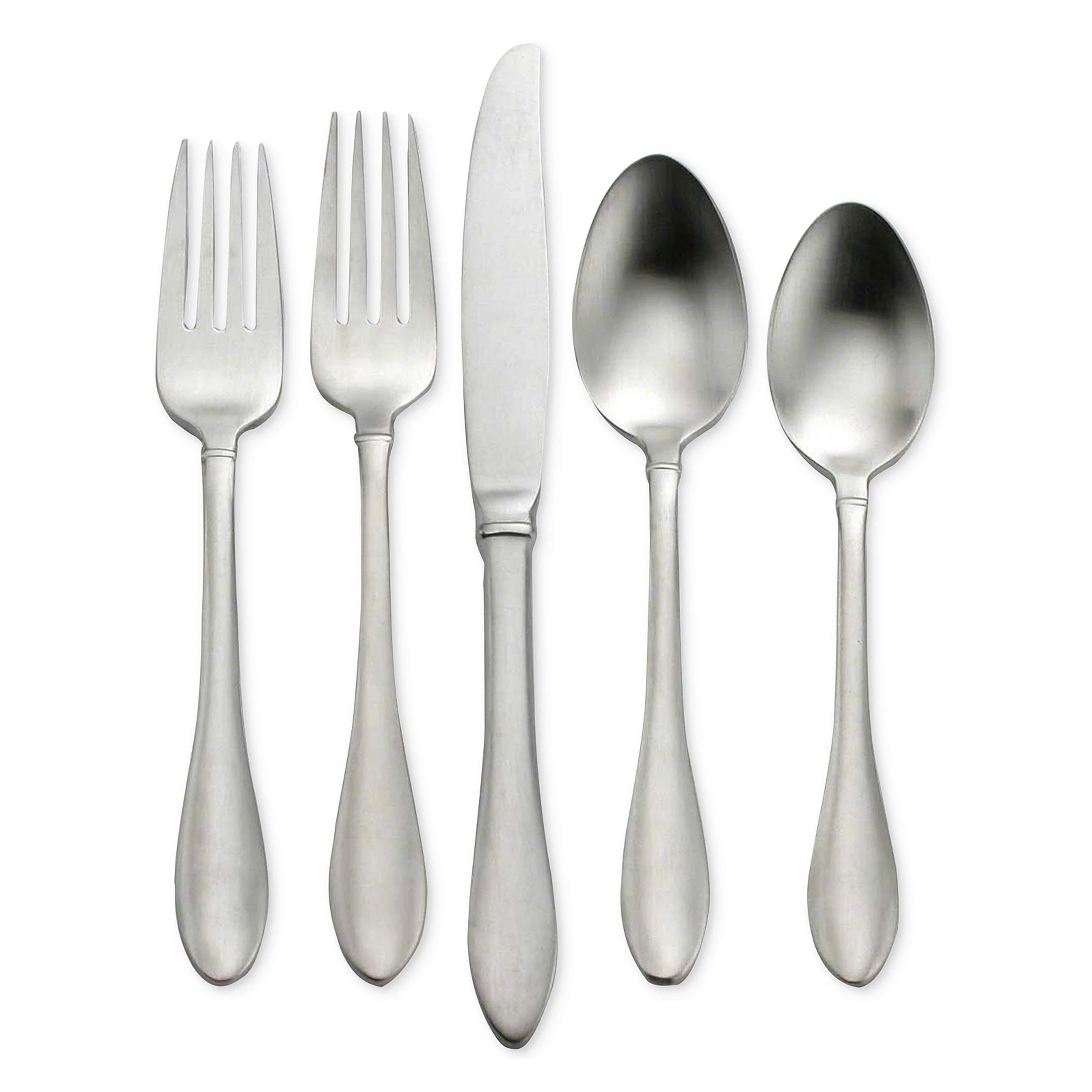 Jackson 50-Piece Stainless Steel Flatware Set - Service for 8 - Elegant Dining Utensils for Everyday Use & Special Occasions