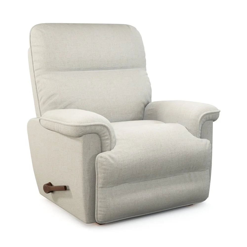 Jay Rocking Recliner Chair - Comfortable Modern Glider Rocker with Padded Seat & Lumbar Support - Perfect for Nursery, Living Room & Bedroom Relaxation